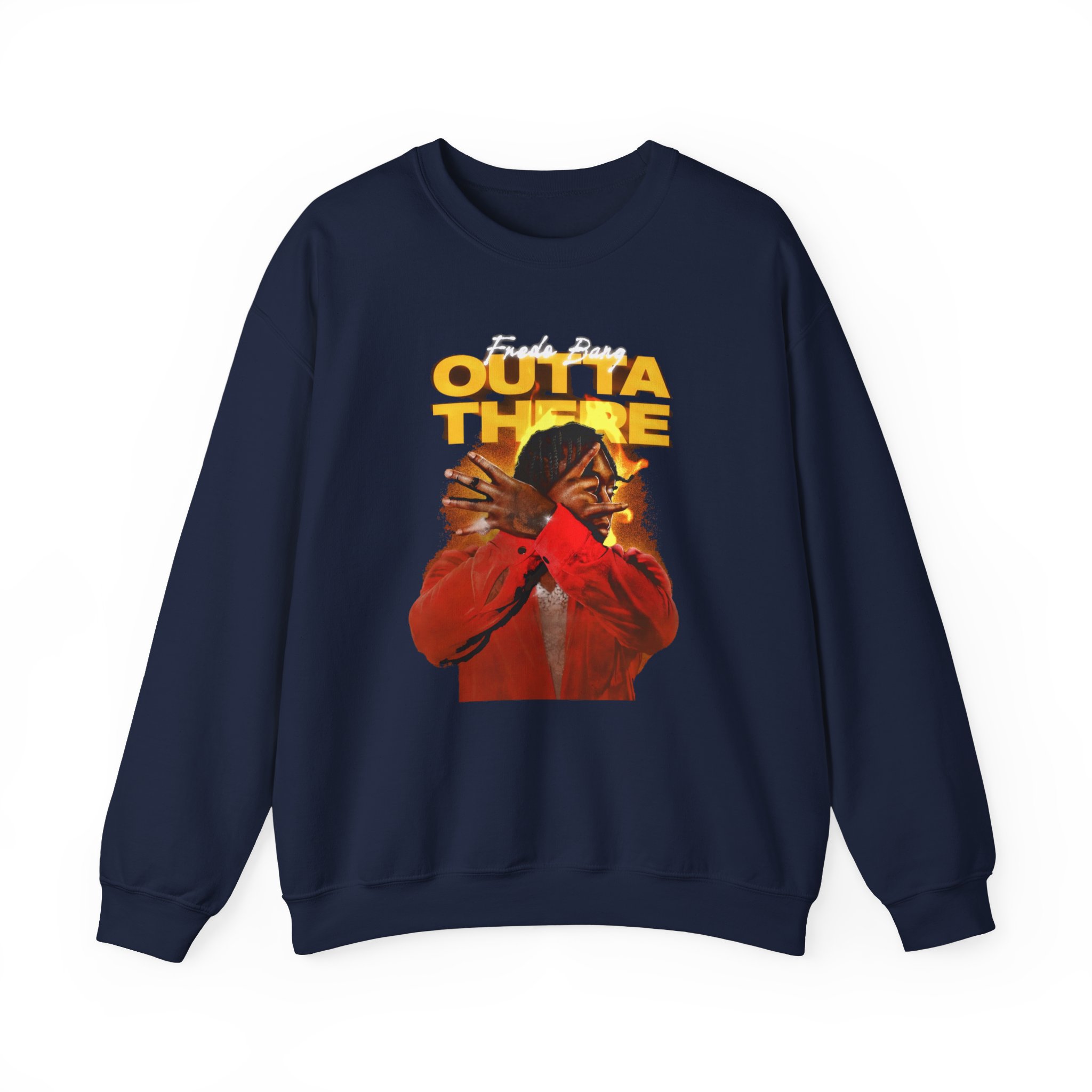 Fredo Bang Outta There Unisex Heavy Blendâ„¢ Crewneck Sweatshirt