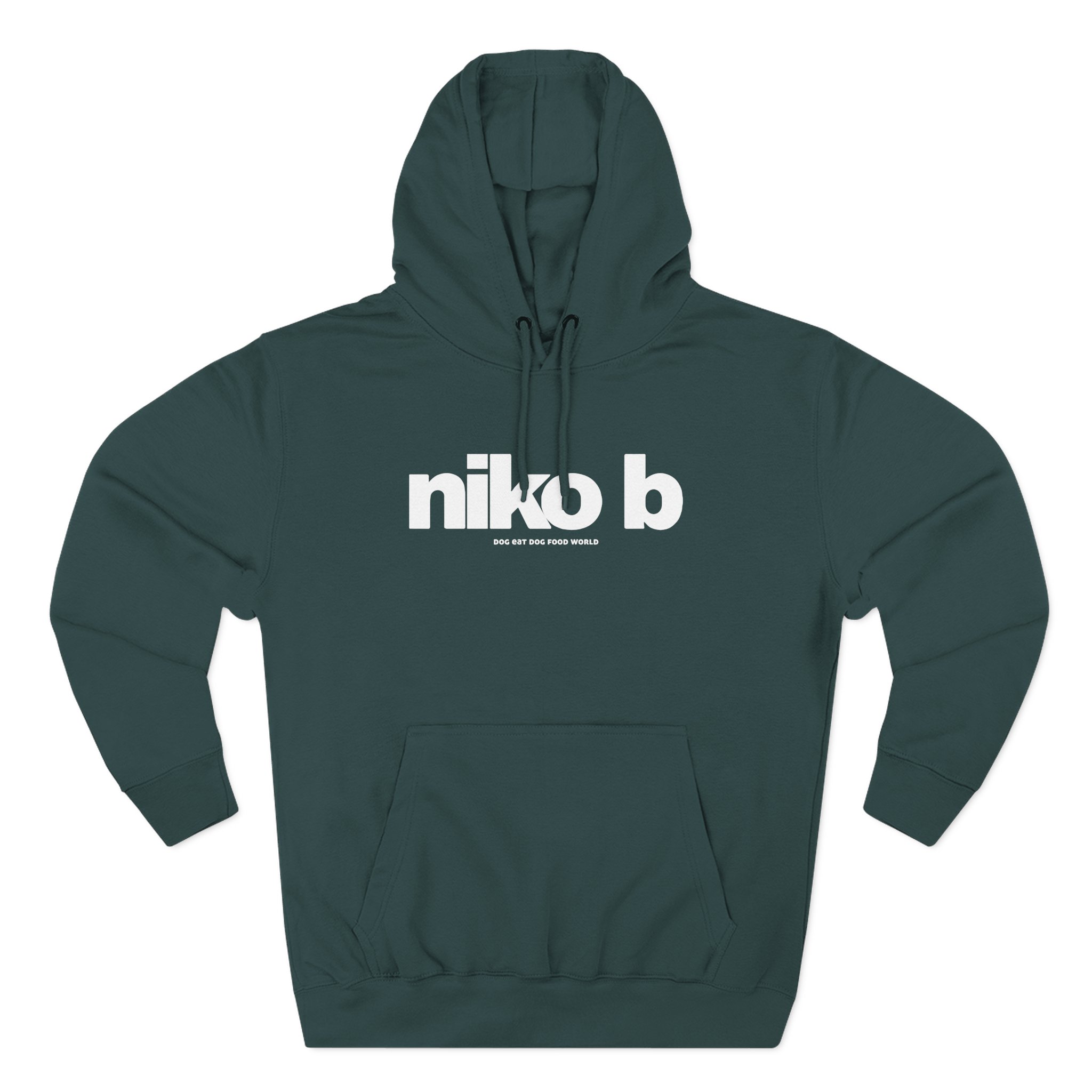 Niko B Dog Eat Dog Food World Three-panel Fleece Hoodie