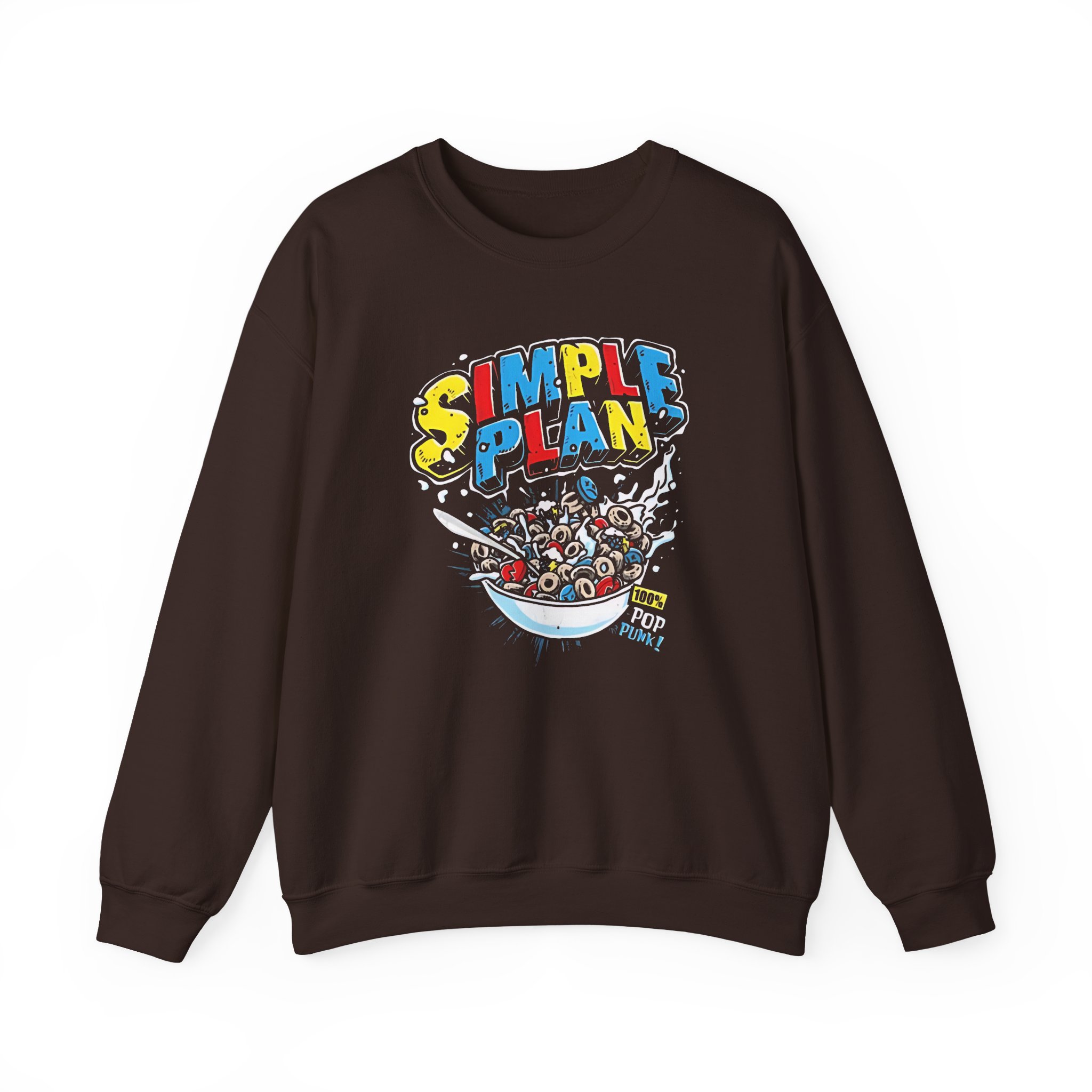 Simple Plan Cereal Unisex Heavy Blendâ„¢ Crewneck Sweatshirt