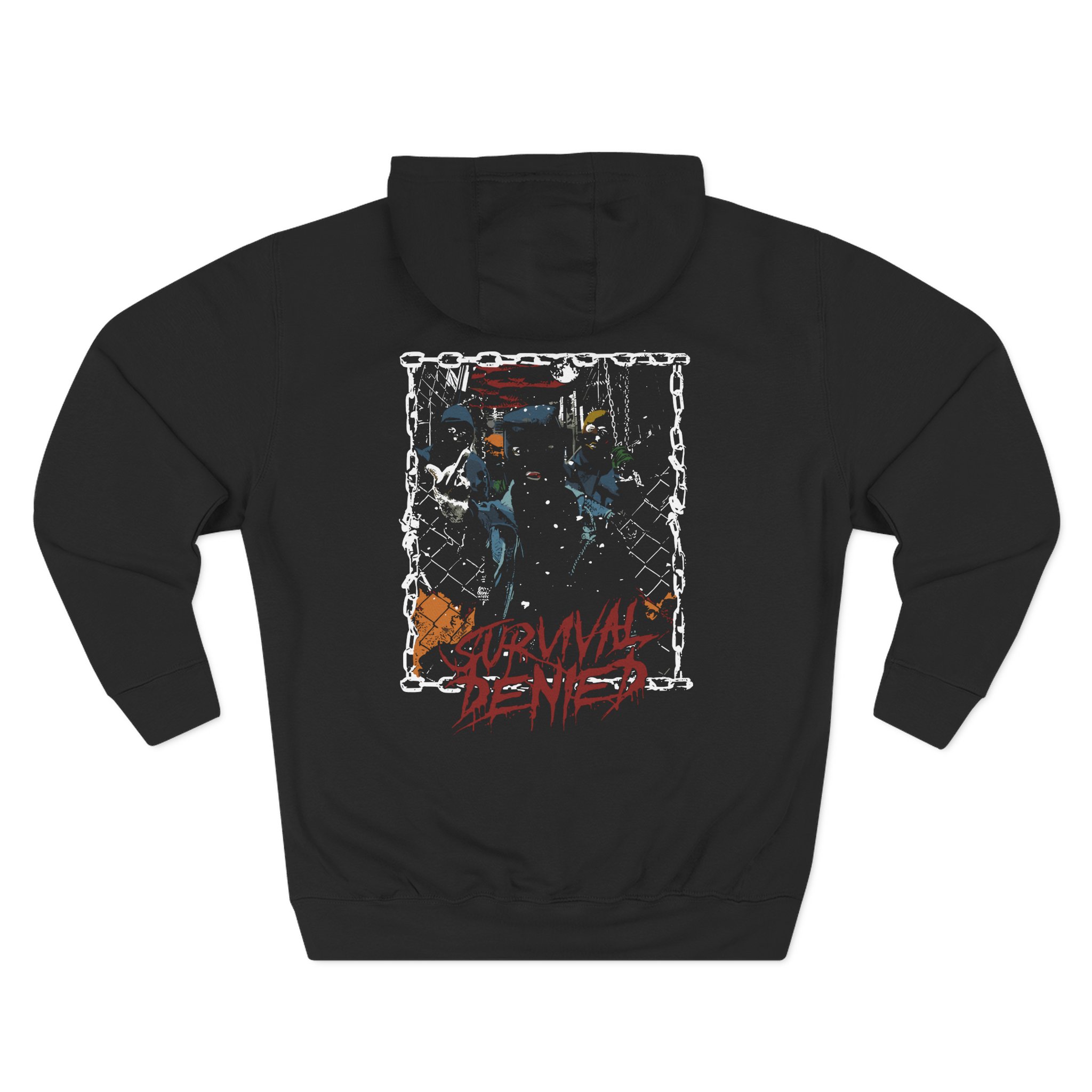 Get the Shot Survival Denied Three-Panel Fleece Hoodie