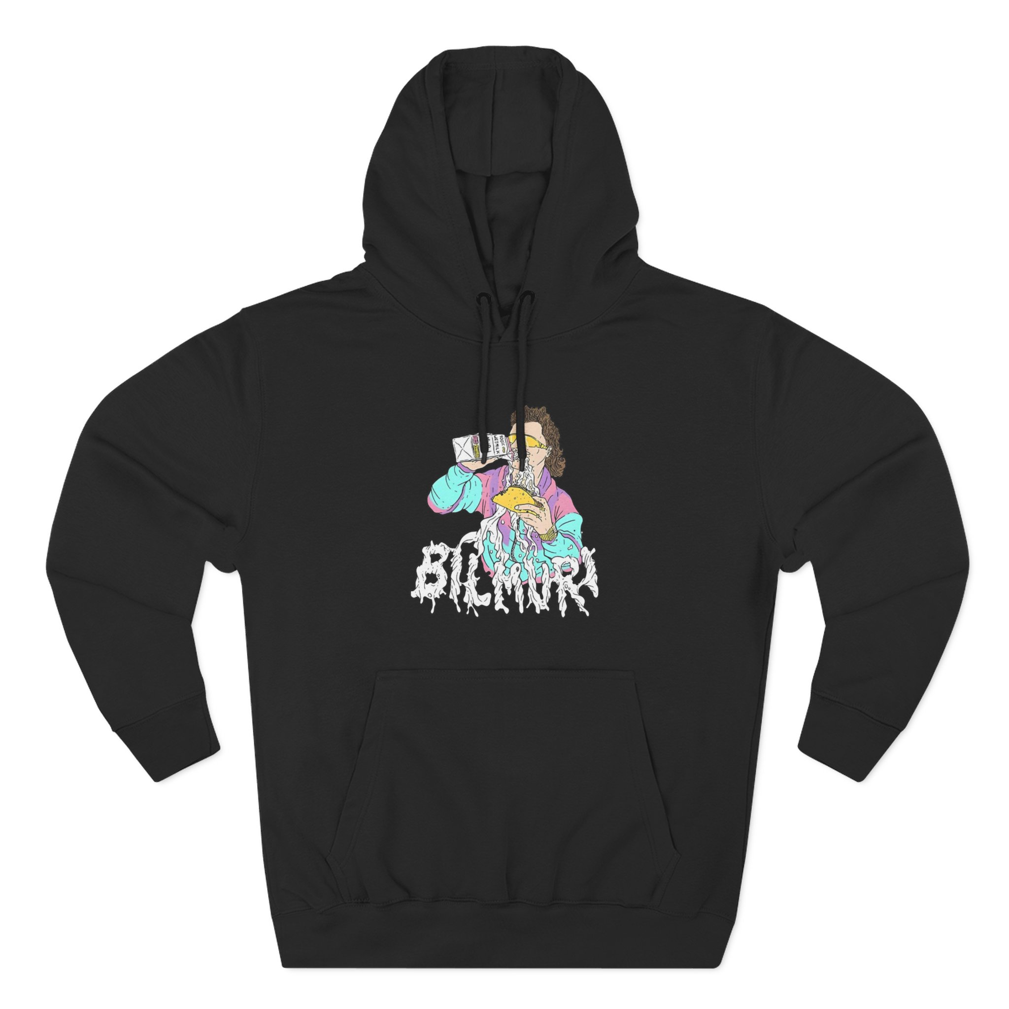 Bilmuri Three-Panel Fleece Hoodie
