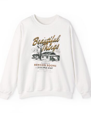 Benson Boone Beautiful Things Motel Unisex Heavy Blend™ Crewneck Sweatshirt