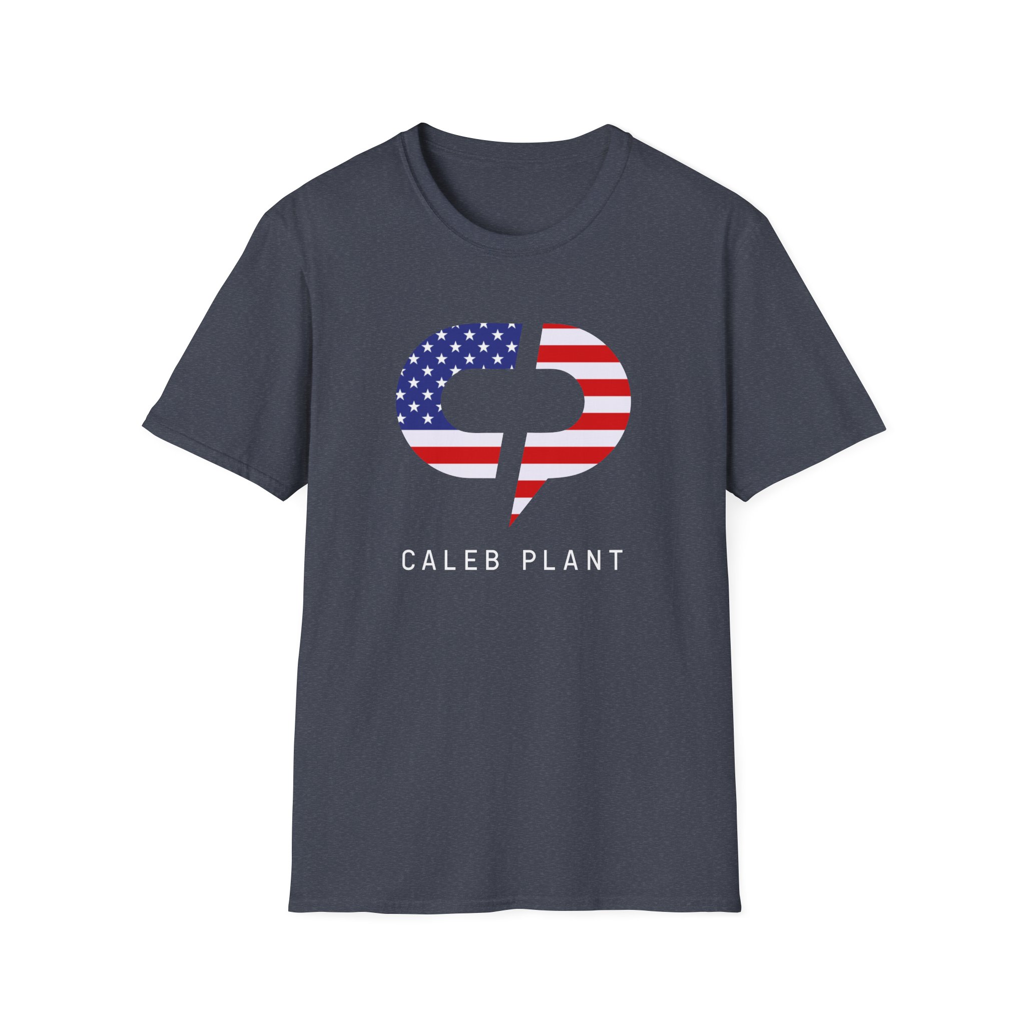 Caleb Plant Red, White and Blue Unisex Softstyle T-Shirt