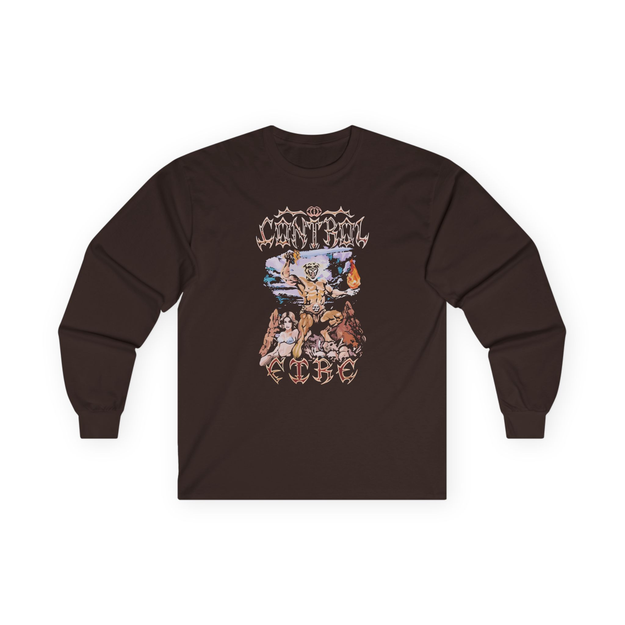 Papa Meat canyon I Control Fire Unisex Ultra Cotton Long Sleeve Tee