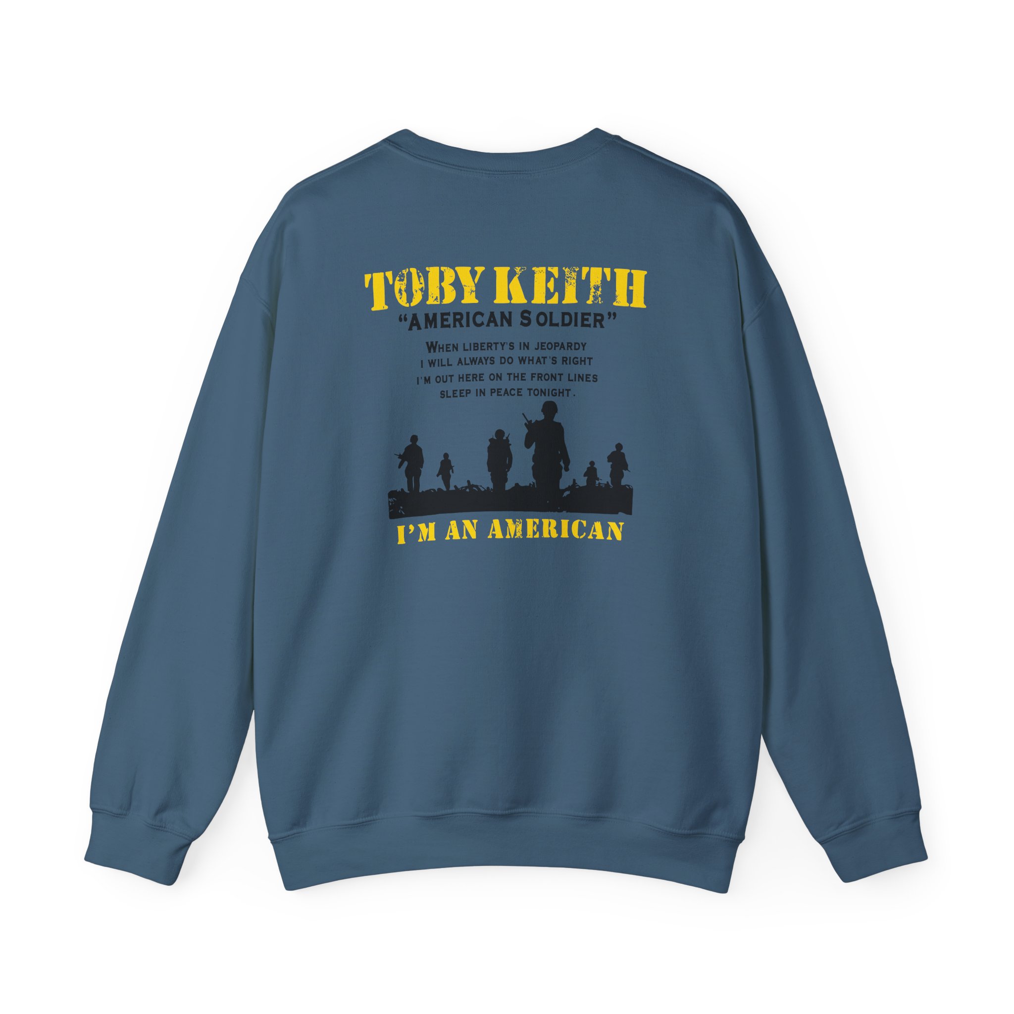 Toby Keith Don’t Let the Old Man in Unisex Heavy Blend™ Crewneck Sweatshirt