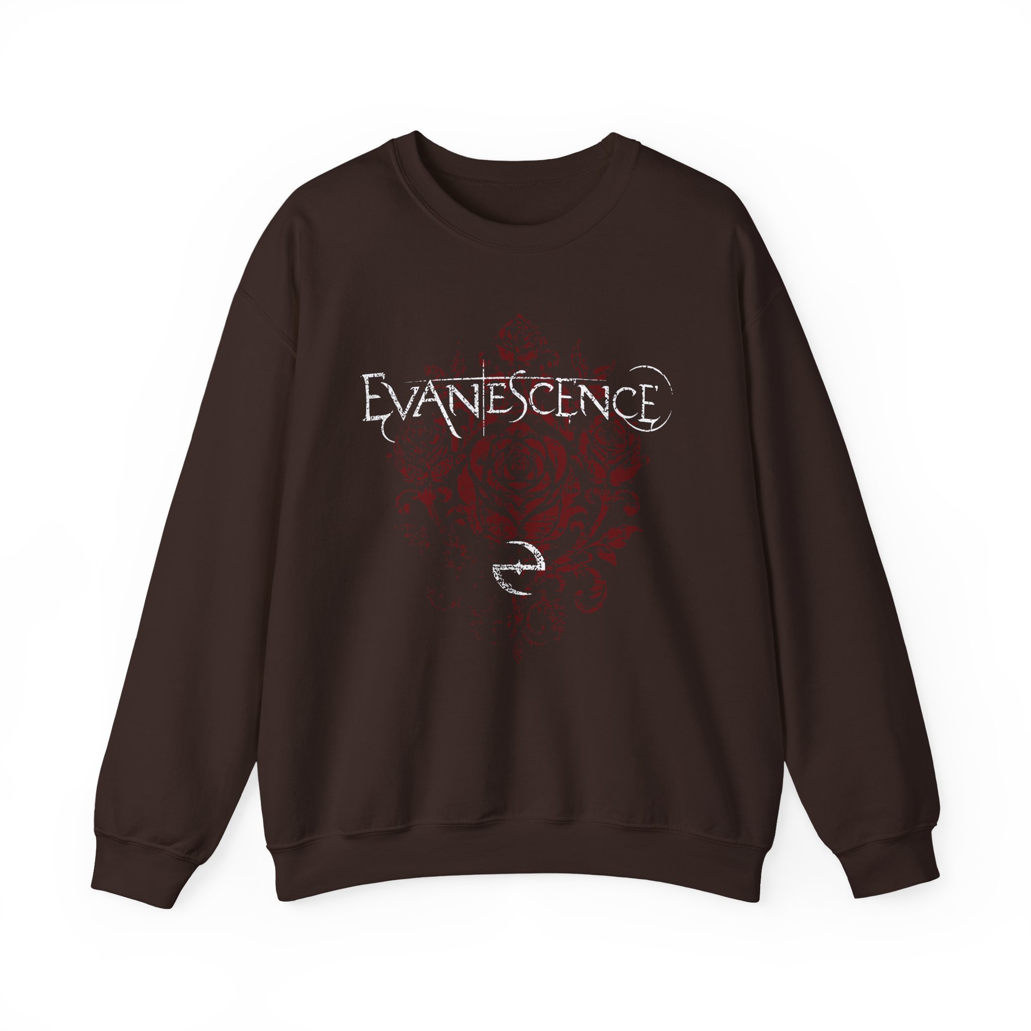 Evanescence Rose Logo Unisex Heavy Blendâ„¢ Crewneck Sweatshirt