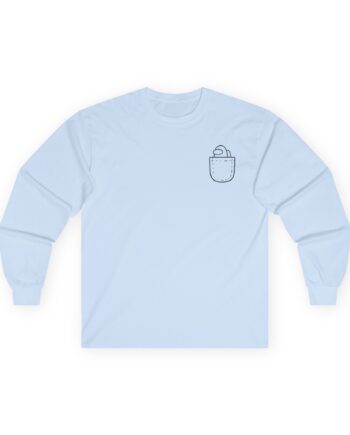 Among Us  Mini Crewmate Pocket Unisex Ultra Cotton Long Sleeve Tee