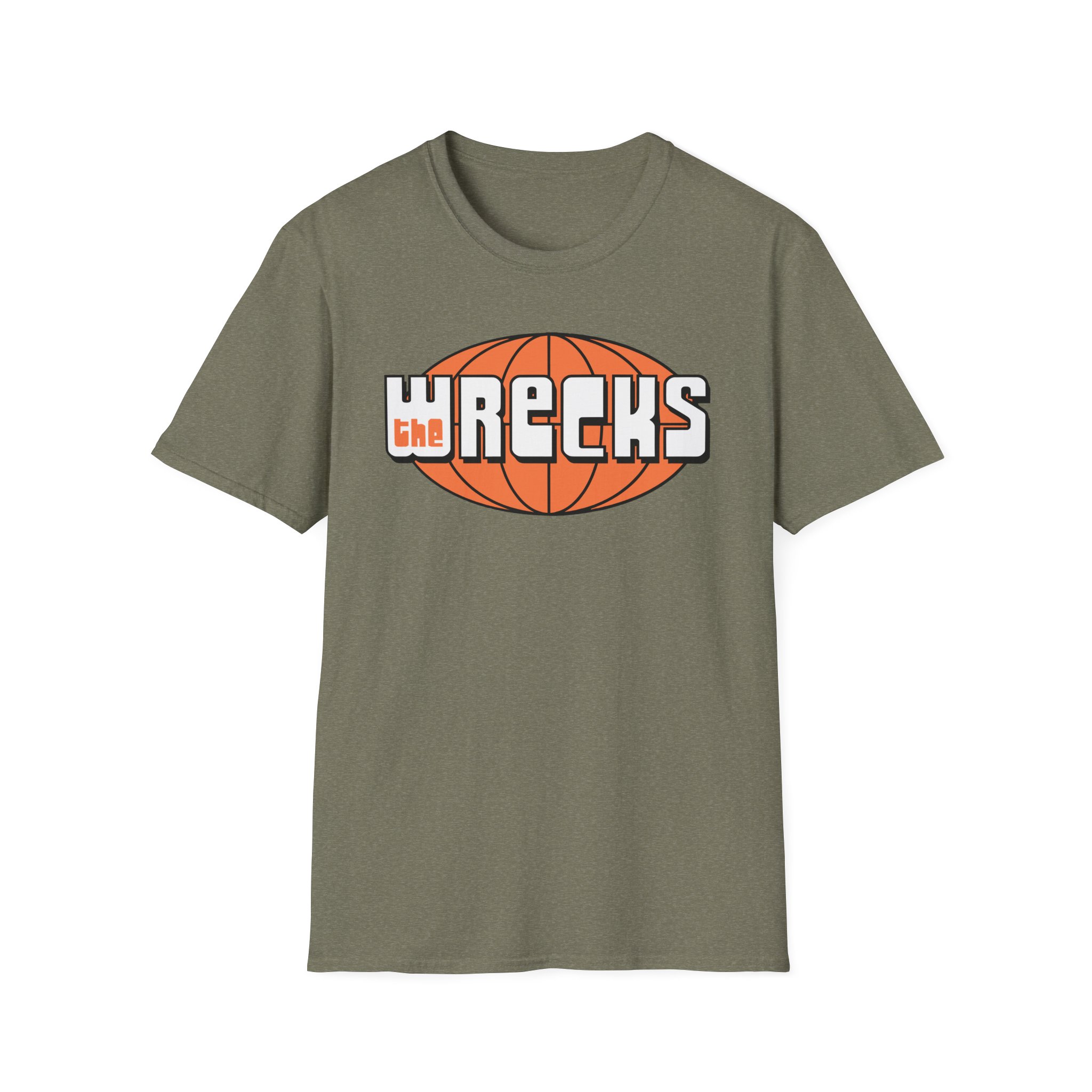 The Wrecks Retro Globe Unisex Softstyle T-Shirt