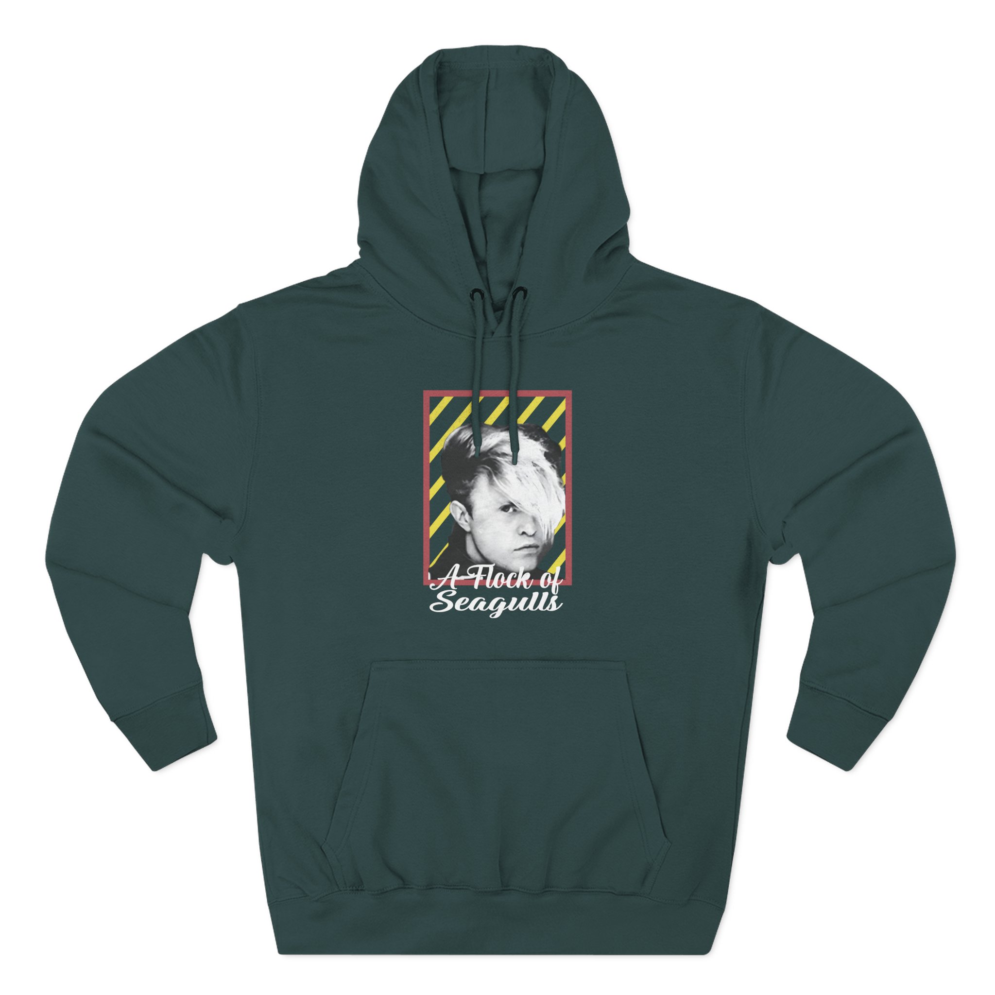 A Flock of Seagulls Neon Three-Panel Fleece Hoodie