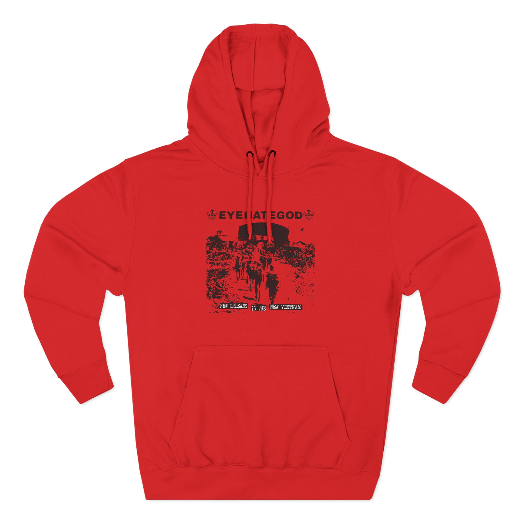 Eyehategod New Orleans is the New Vietnam Three-Panel Fleece Hoodie