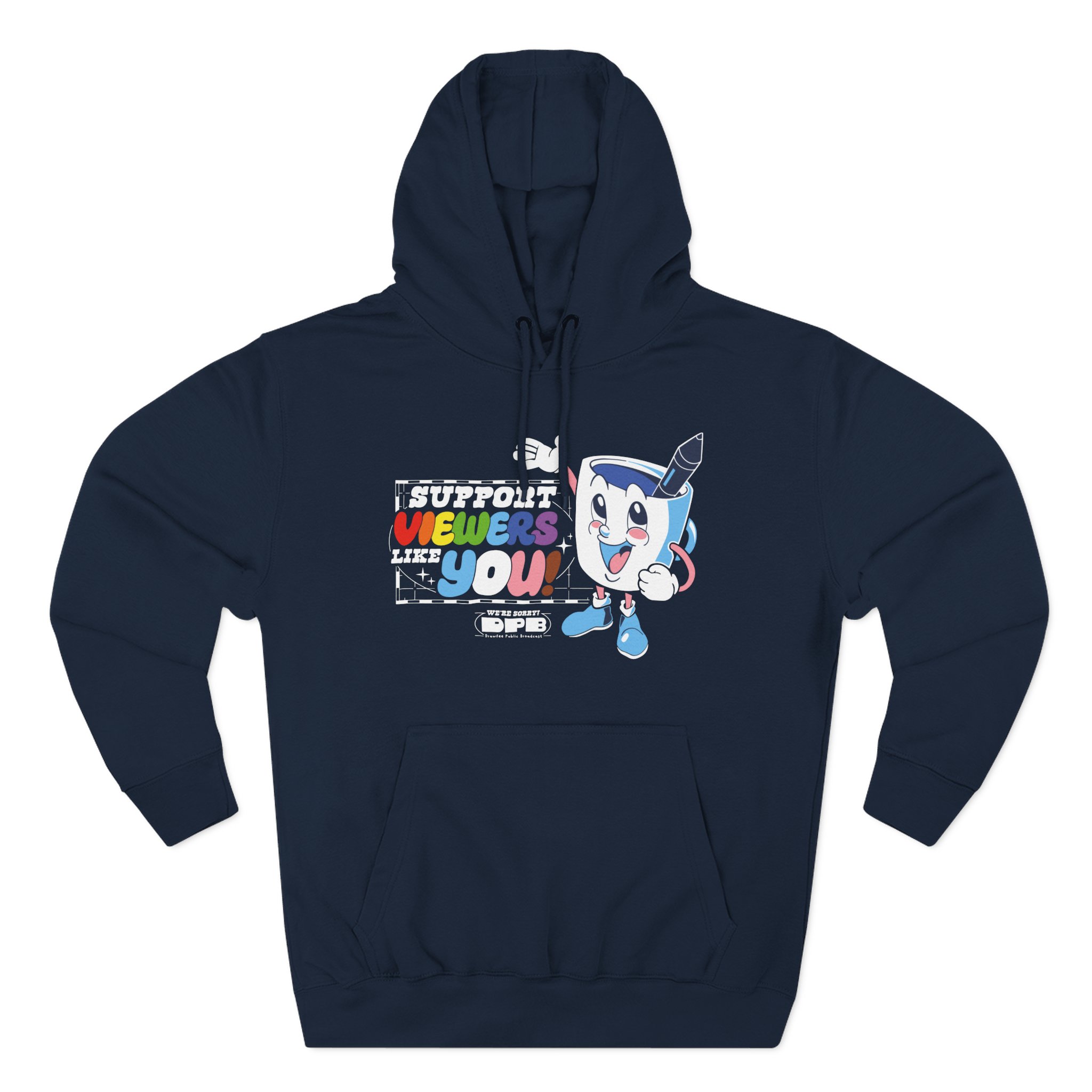 Drawfee 2025 Three-Panel Fleece Hoodie