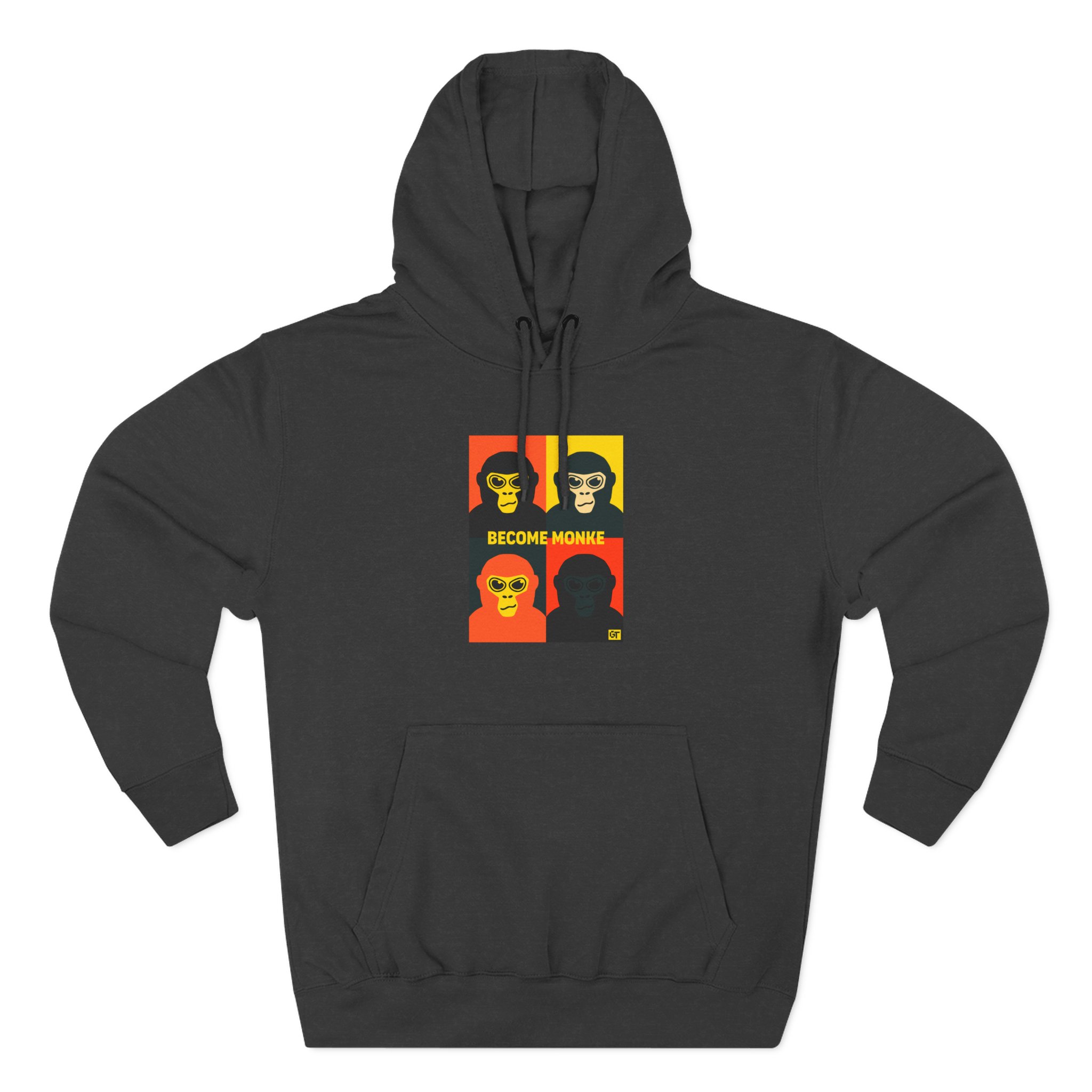 Gorilla Tag Become Monke Three-Panel Fleece Hoodie