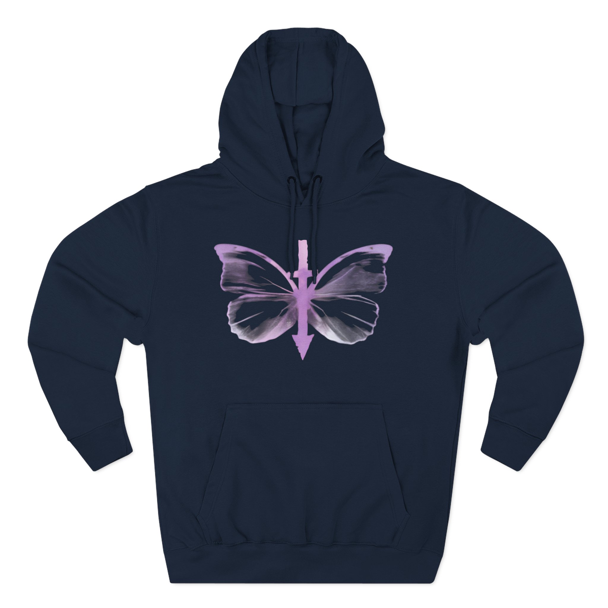 The Pretty Reckless Three-Panel Fleece Hoodie