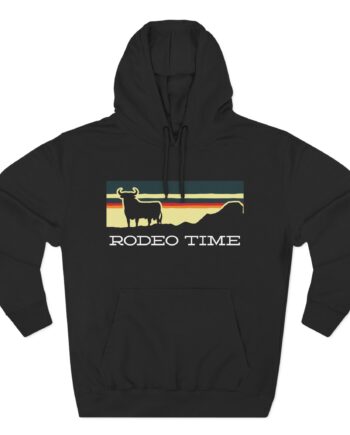Dale Brisby Sunset Rodeo Time Three-Panel Fleece Hoodie