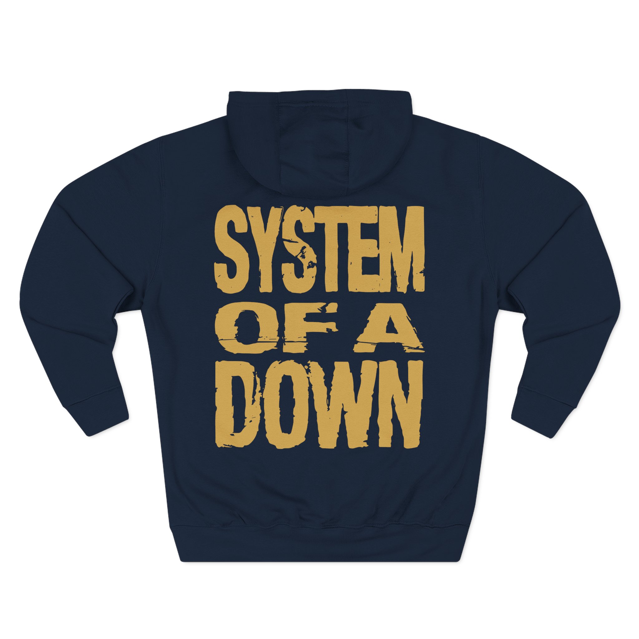 System of a Down Gold Hand Three-Panel Fleece Hoodie