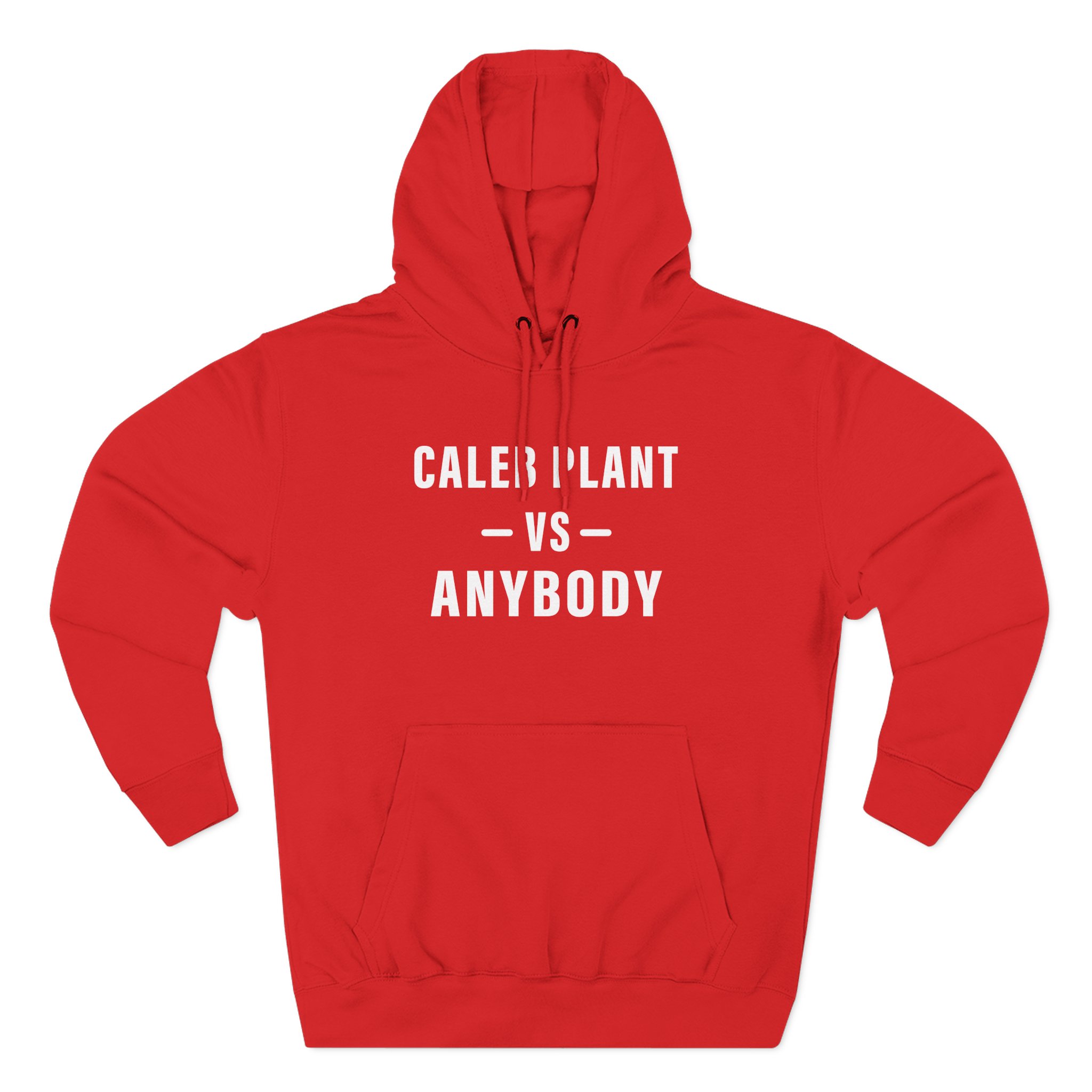Caleb Plant Caleb vs. Anybody Three-Panel Fleece Hoodie