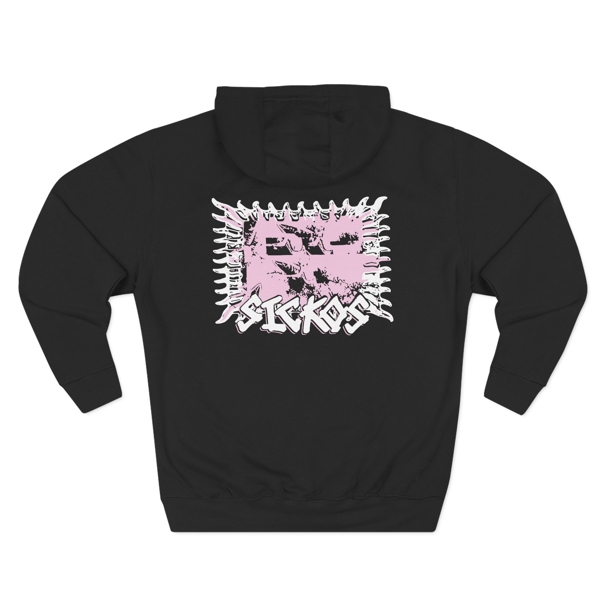 Sickos Three-Panel Fleece Hoodie