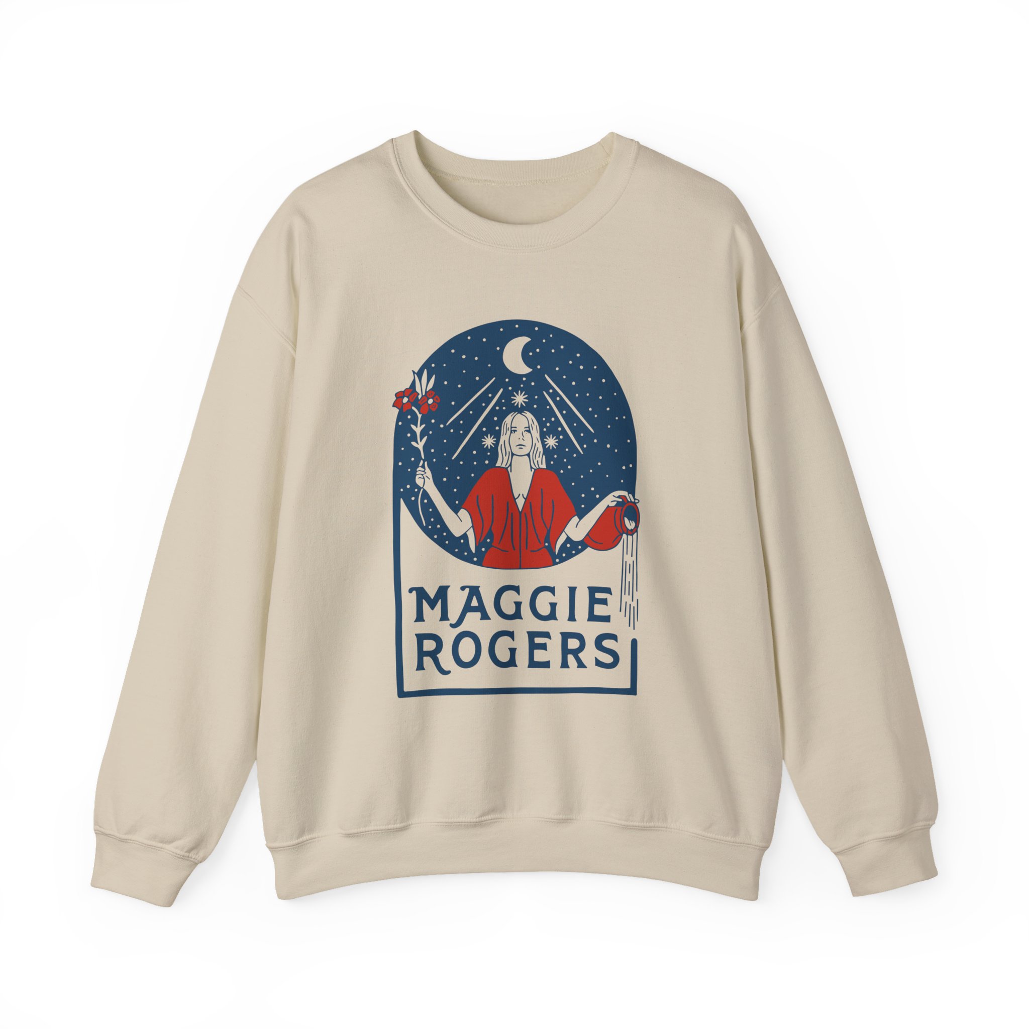 Maggie Rogers Heard It in a Past Life Magi Unisex Heavy Blendâ„¢ Crewneck Sweatshirt