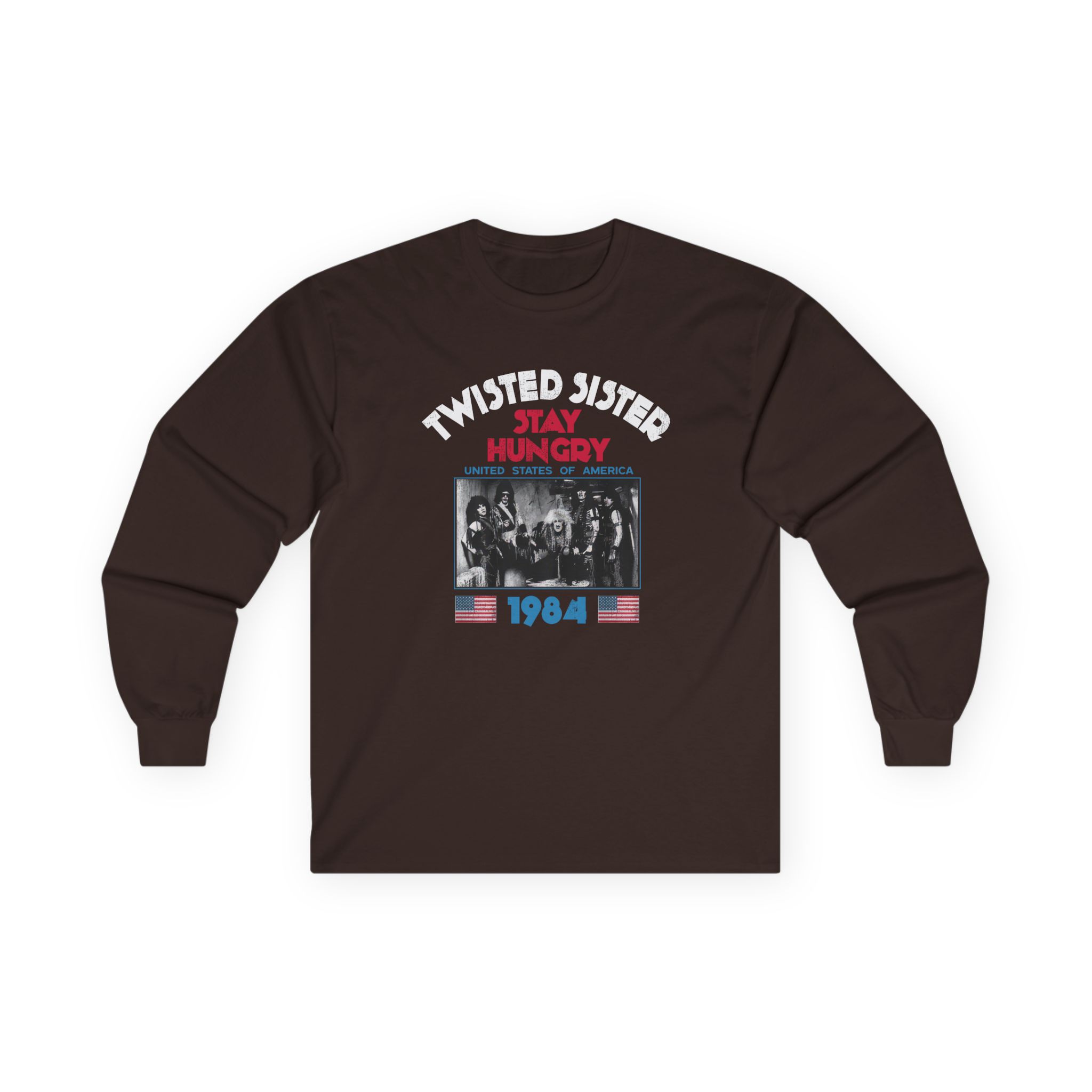 1984 Stay Hungry Tour Twisted Sister Unisex Ultra Cotton Long Sleeve Tee