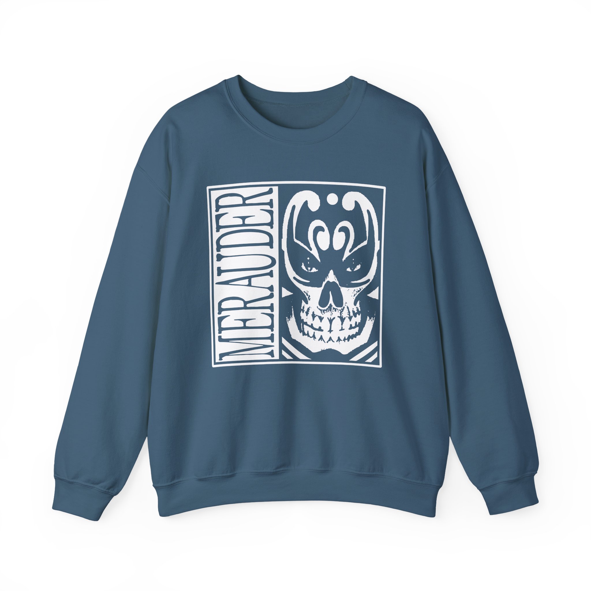 Merauder Skull Unisex Heavy Blendâ„¢ Crewneck Sweatshirt