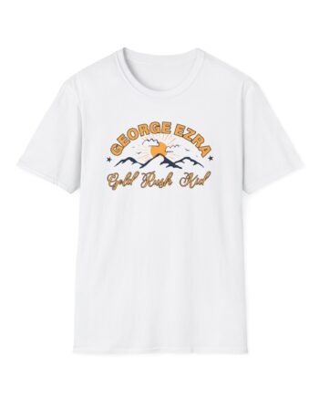 George Ezra Gold Rush Kid Mountains Unisex Softstyle T-Shirt