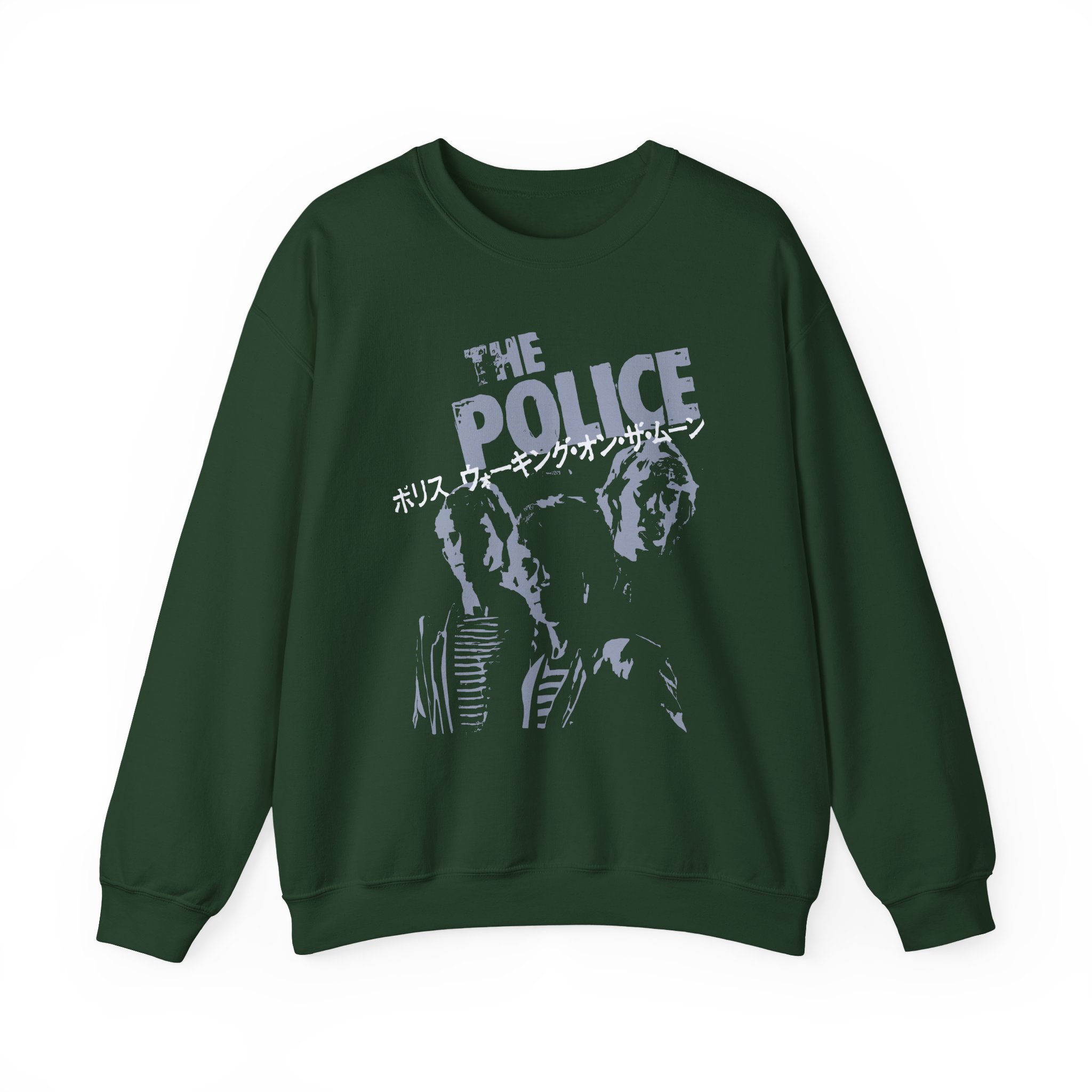 The Police Japan Retro Unisex Heavy Blendâ„¢ Crewneck Sweatshirt