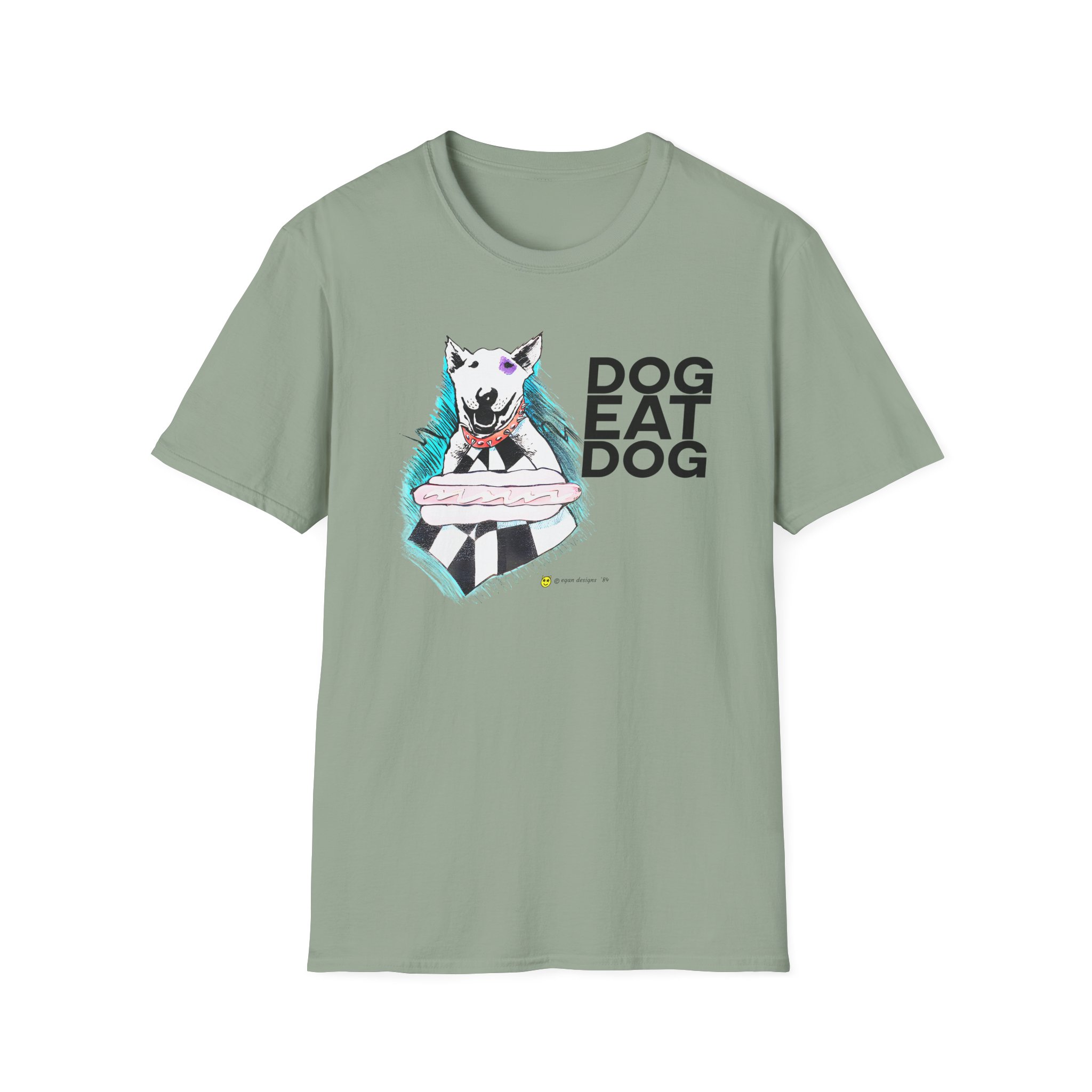 Dog Eat Dog Hotdog Unisex Softstyle T-Shirt