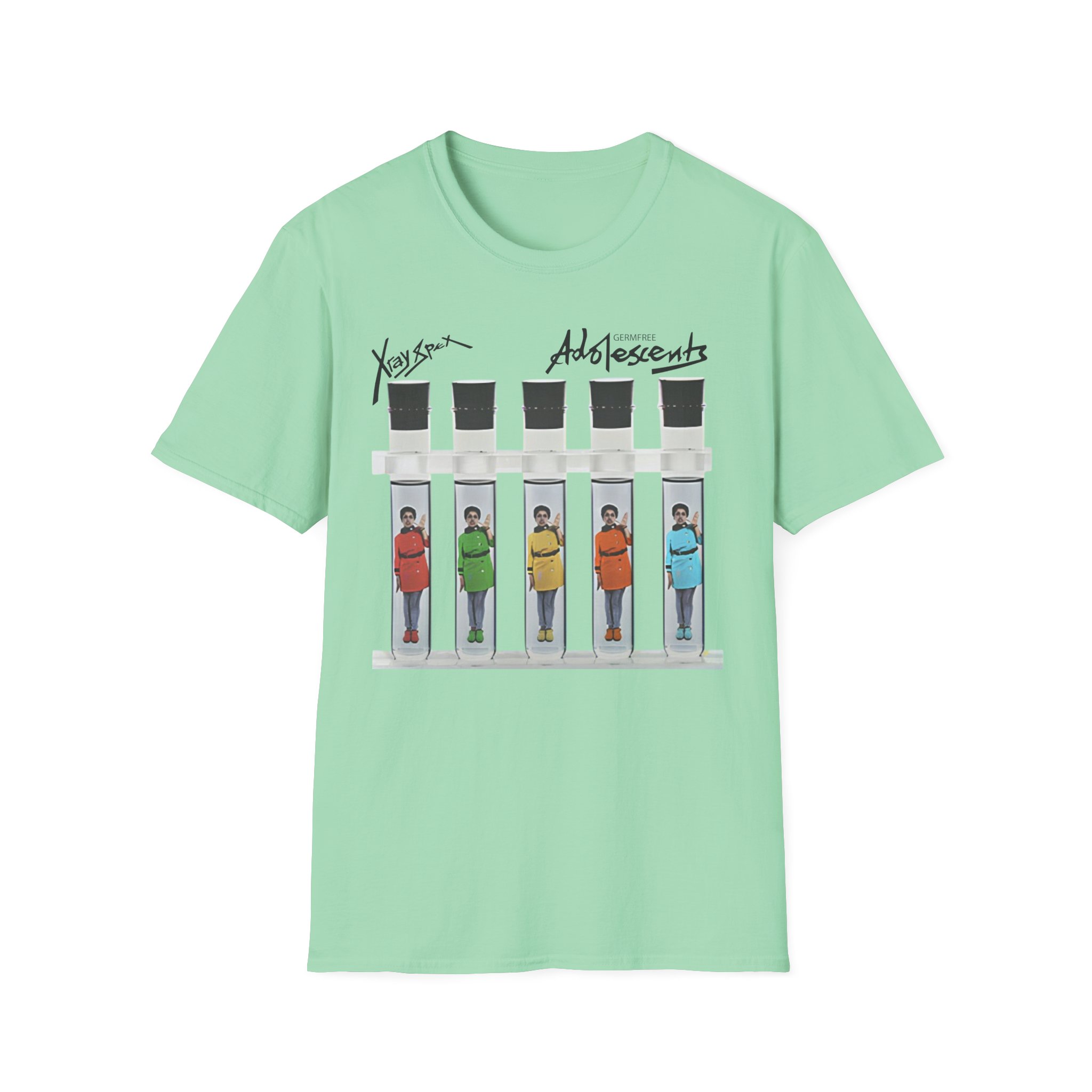 X-ray Spex Germ Free Five Tube Unisex Softstyle T-Shirt