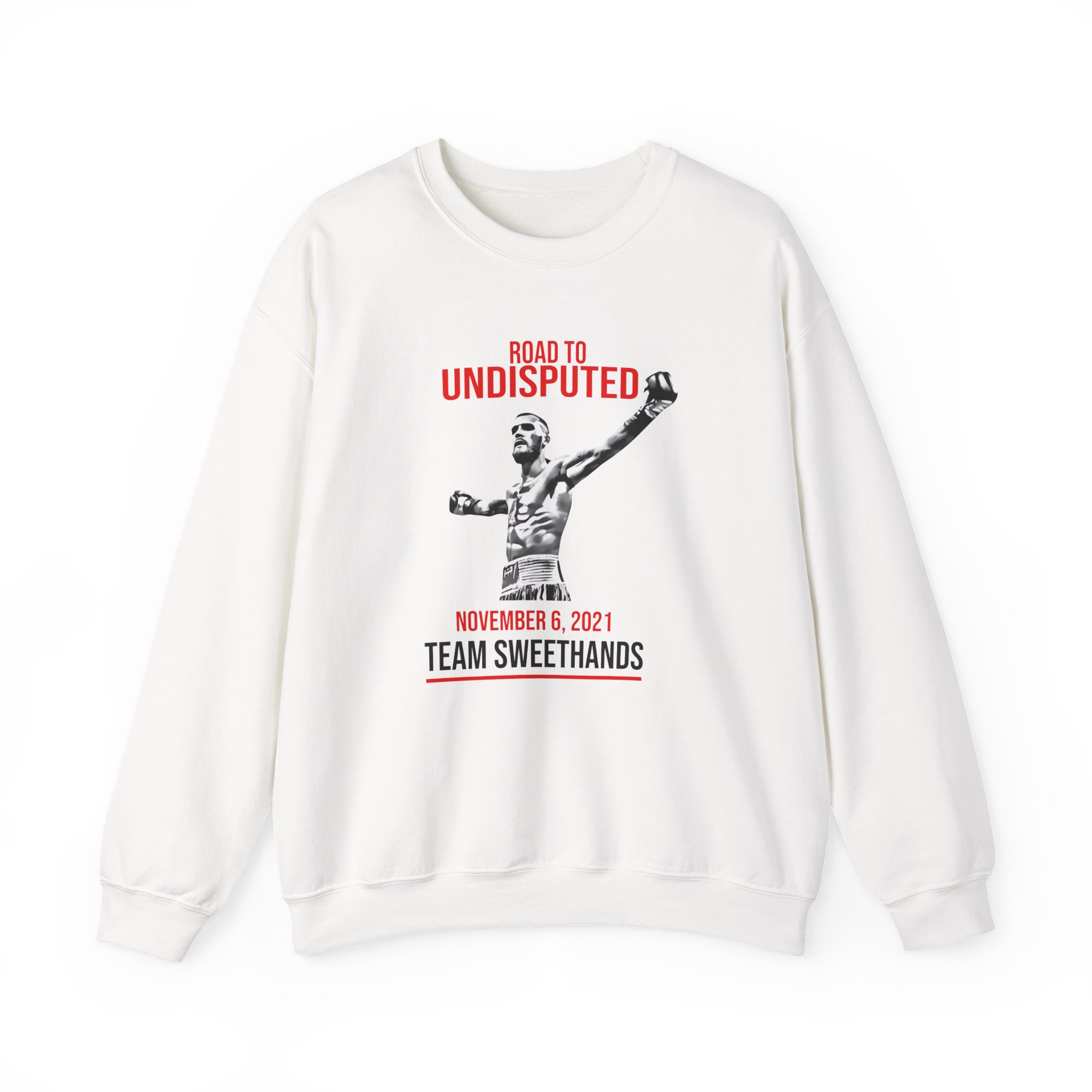 Caleb Plant Team Plant Nov 6th Fight Unisex Heavy Blendâ„¢ Crewneck Sweatshirt