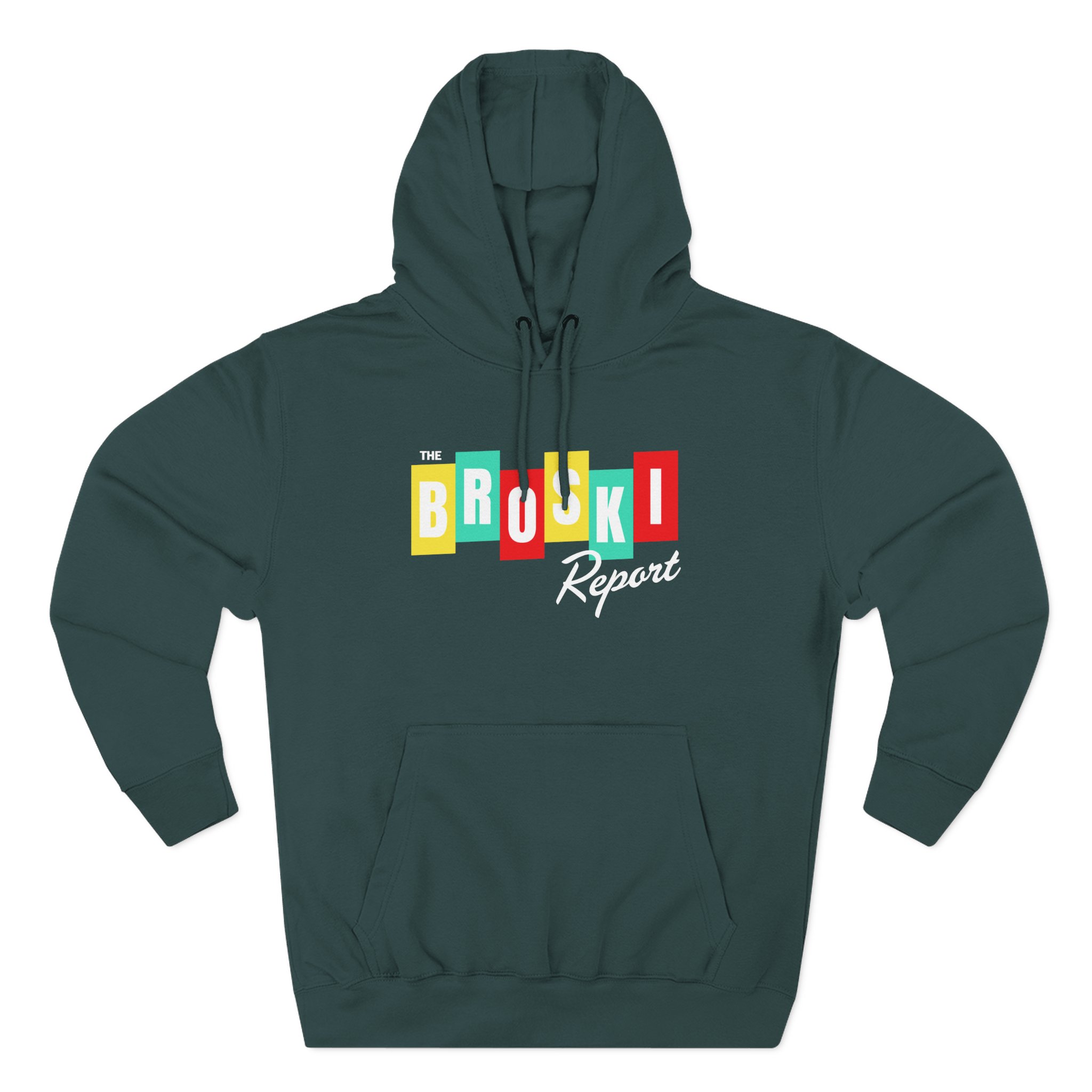 Broski Report National News Blast Three-Panel Fleece Hoodie