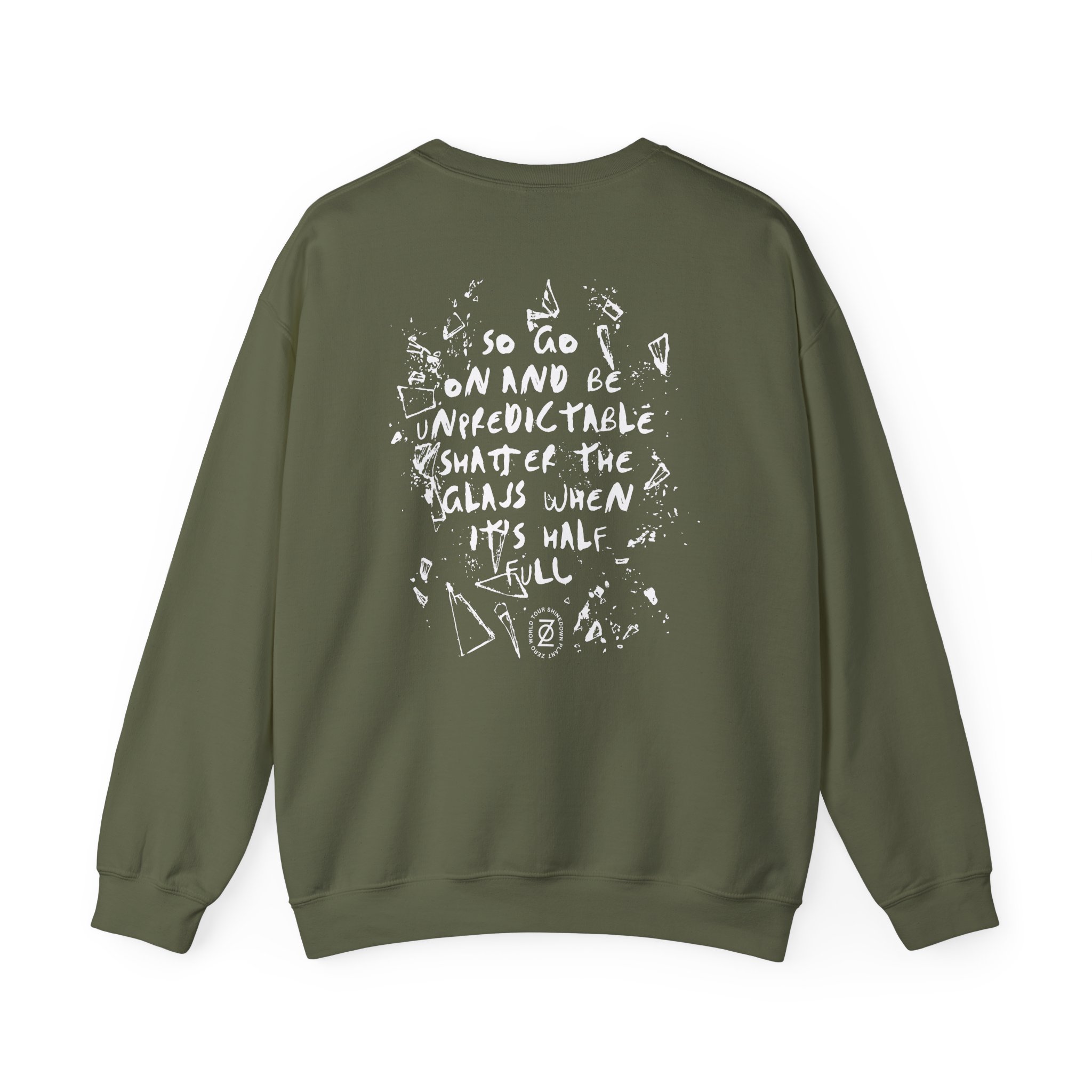 Shinedown Shattered Unisex Heavy Blendâ„¢ Crewneck Sweatshirt