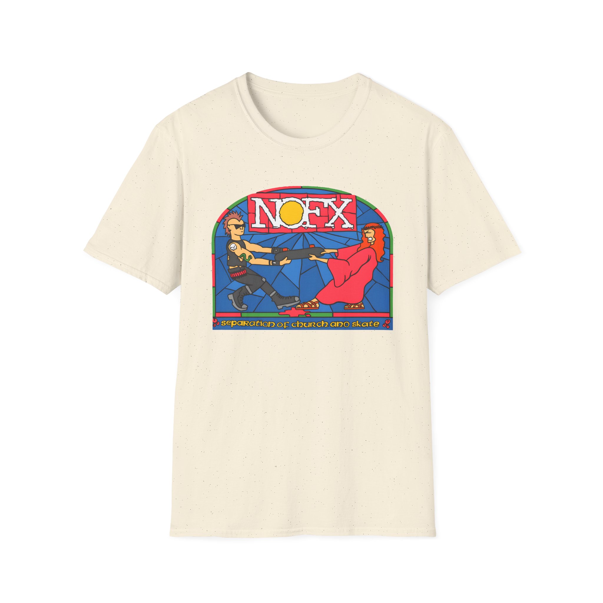 Nofx Seperation Unisex Softstyle T-Shirt
