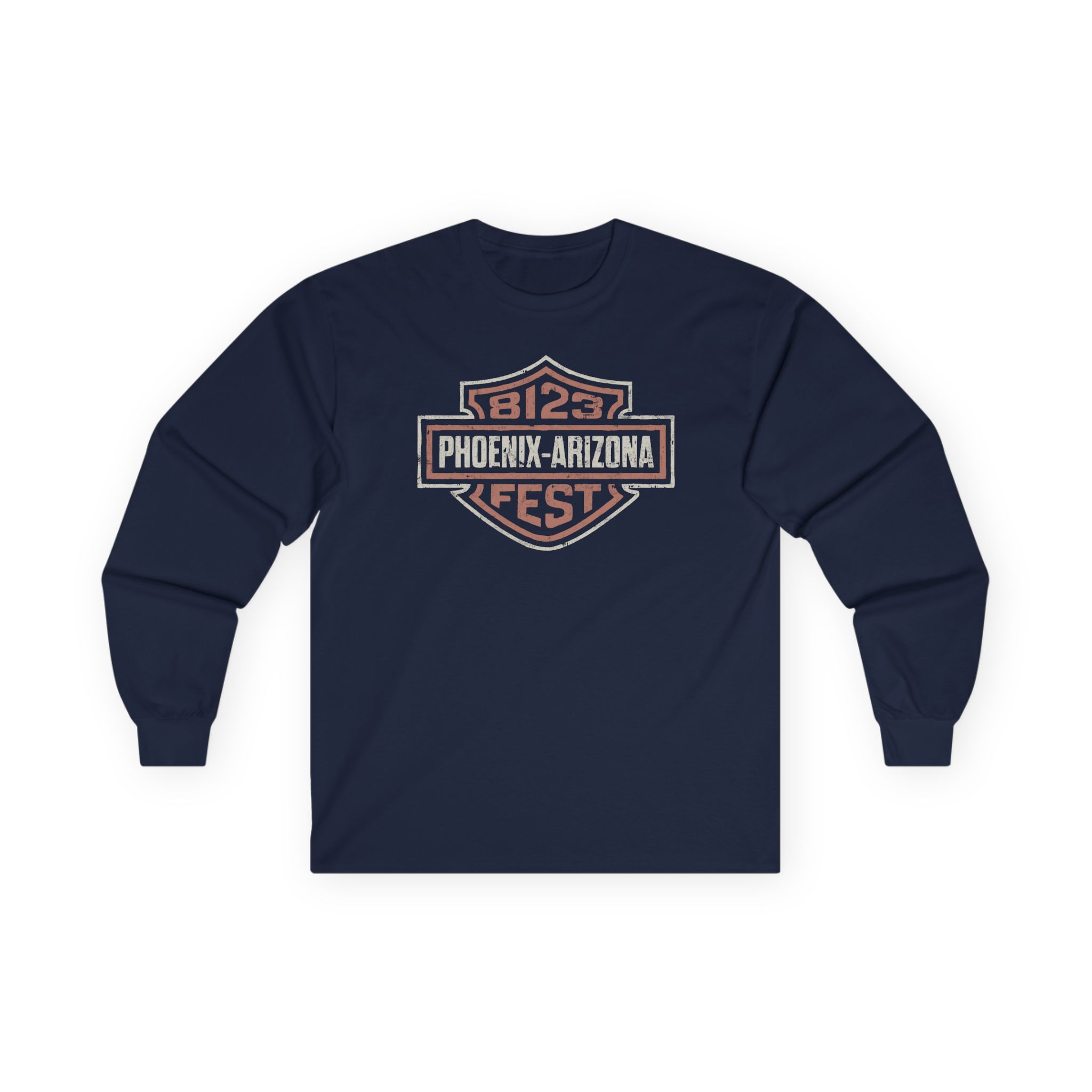 The Maine 8123 Fest Moto Unisex Ultra Cotton Long Sleeve Tee