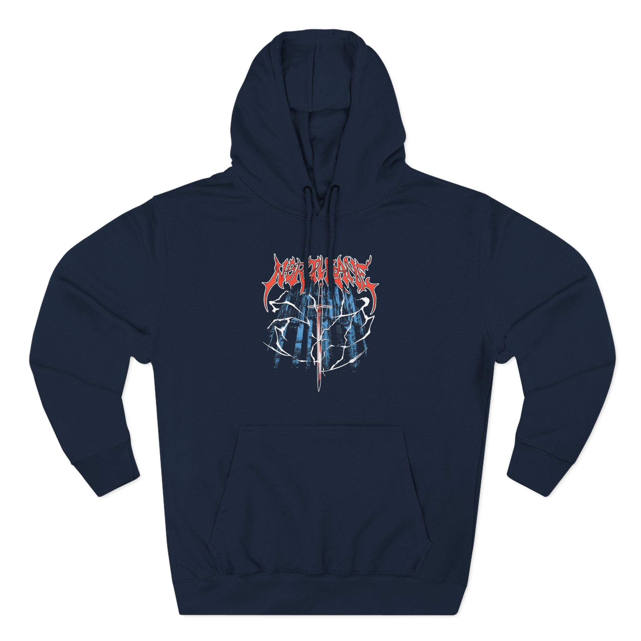 Northlane Sword Logo Three-Panel Fleece Hoodie
