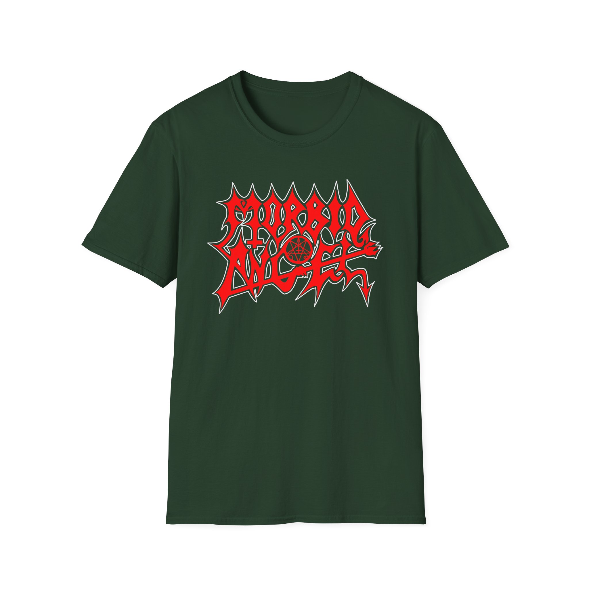 Morbid Angel Red Logo Unisex Softstyle T-Shirt