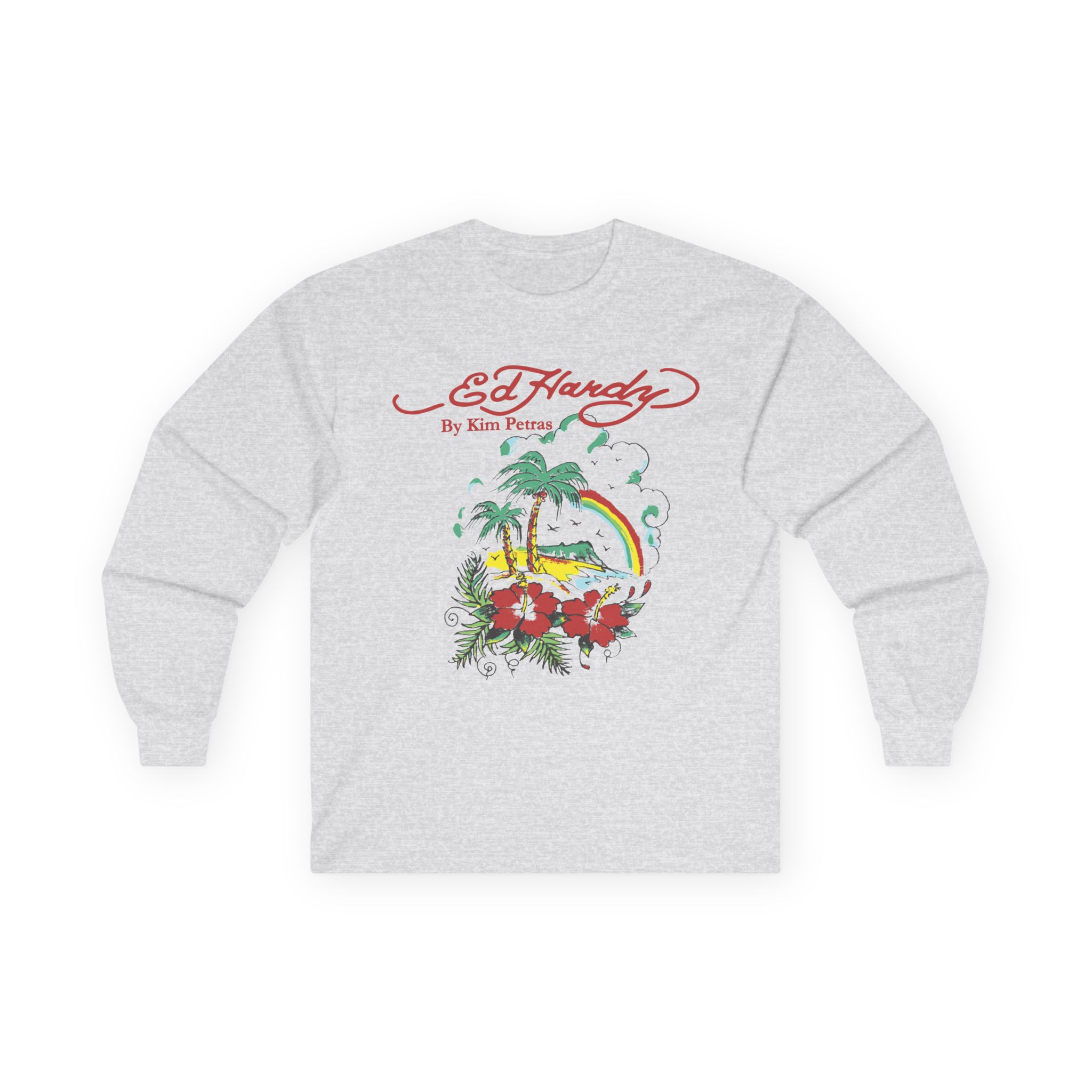 Kim Petras Tropical Scene Lettuce Unisex Ultra Cotton Long Sleeve Tee