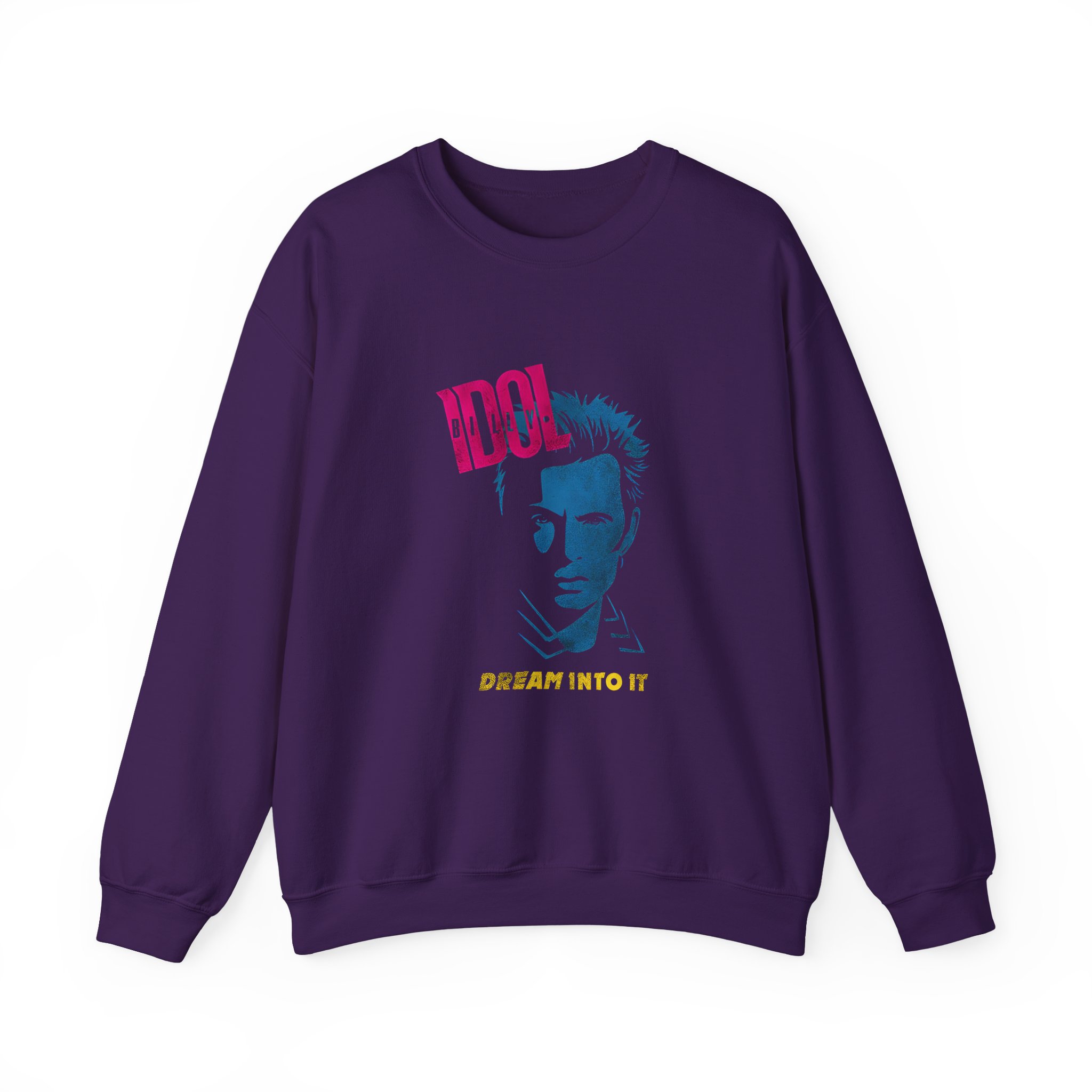 Billy Idol Dream Into It Album Unisex Heavy Blendâ„¢ Crewneck Sweatshirt
