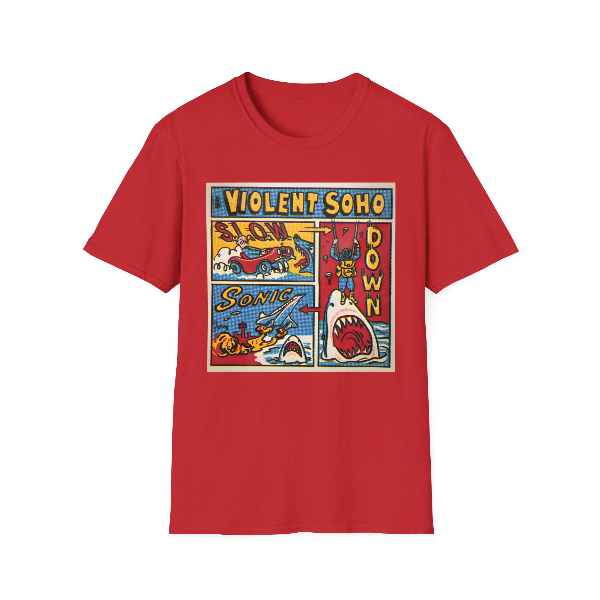 Violent Soho Slow Down Sonic Unisex Softstyle T-Shirt