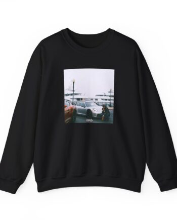 Larry June Spaceships on the Blade Unisex Heavy Blend™ Crewneck Sweatshirt