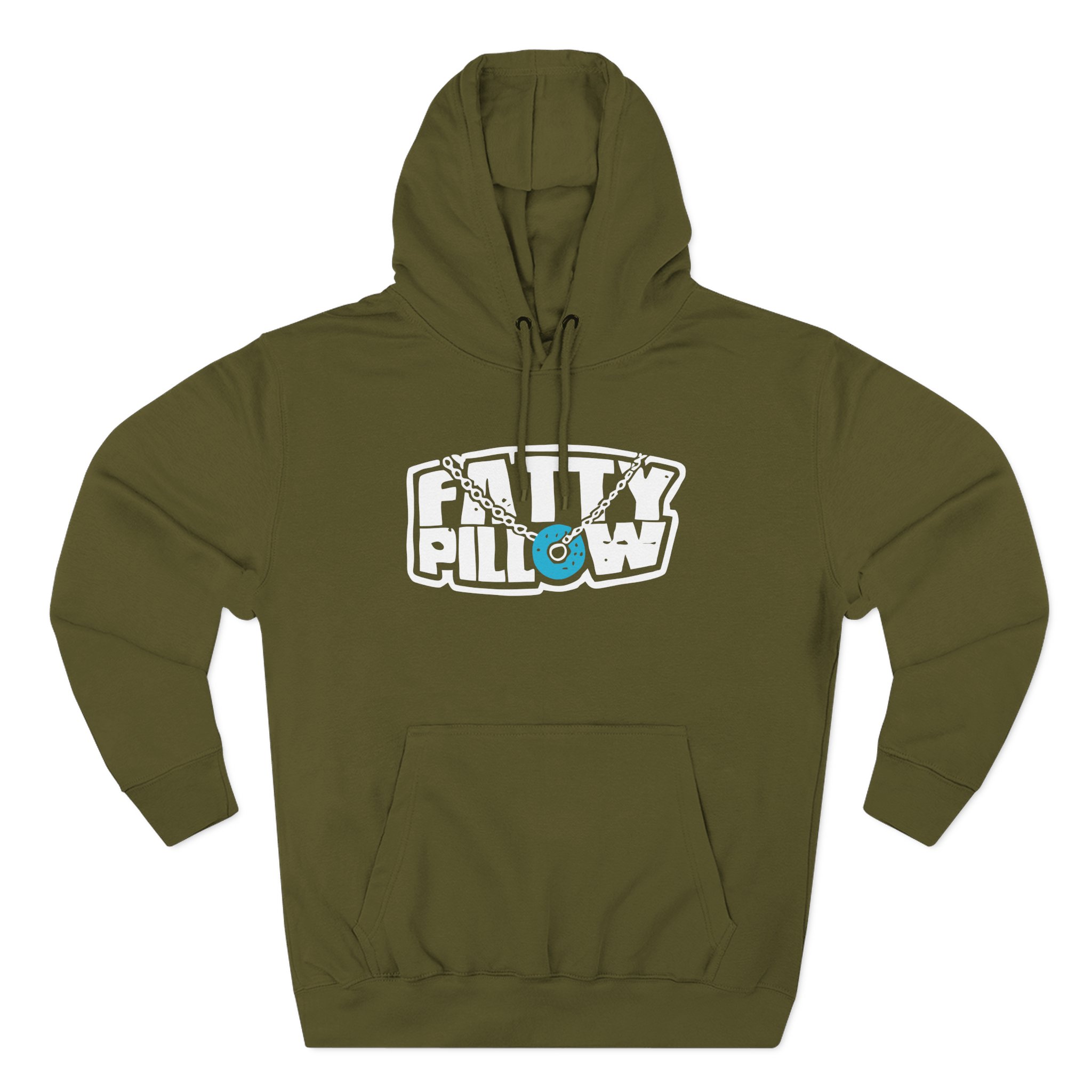 Fattypillow Three-Panel Fleece Hoodie