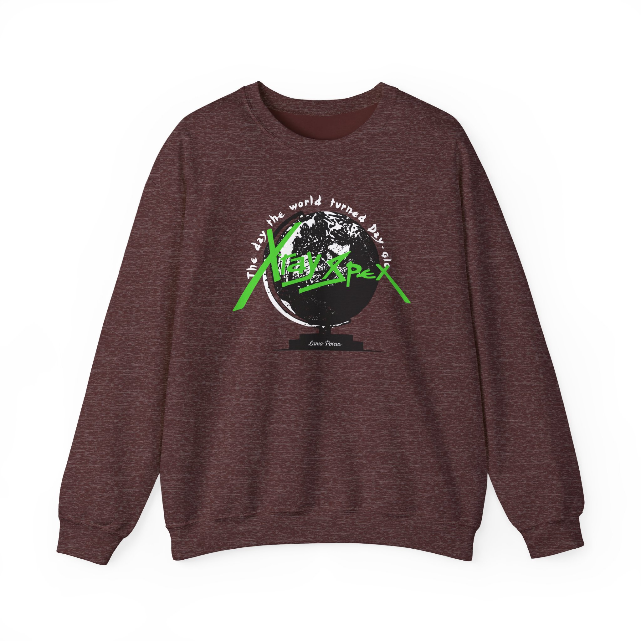 X-ray Spex Day-Glo Globe Unisex Heavy Blendâ„¢ Crewneck Sweatshirt
