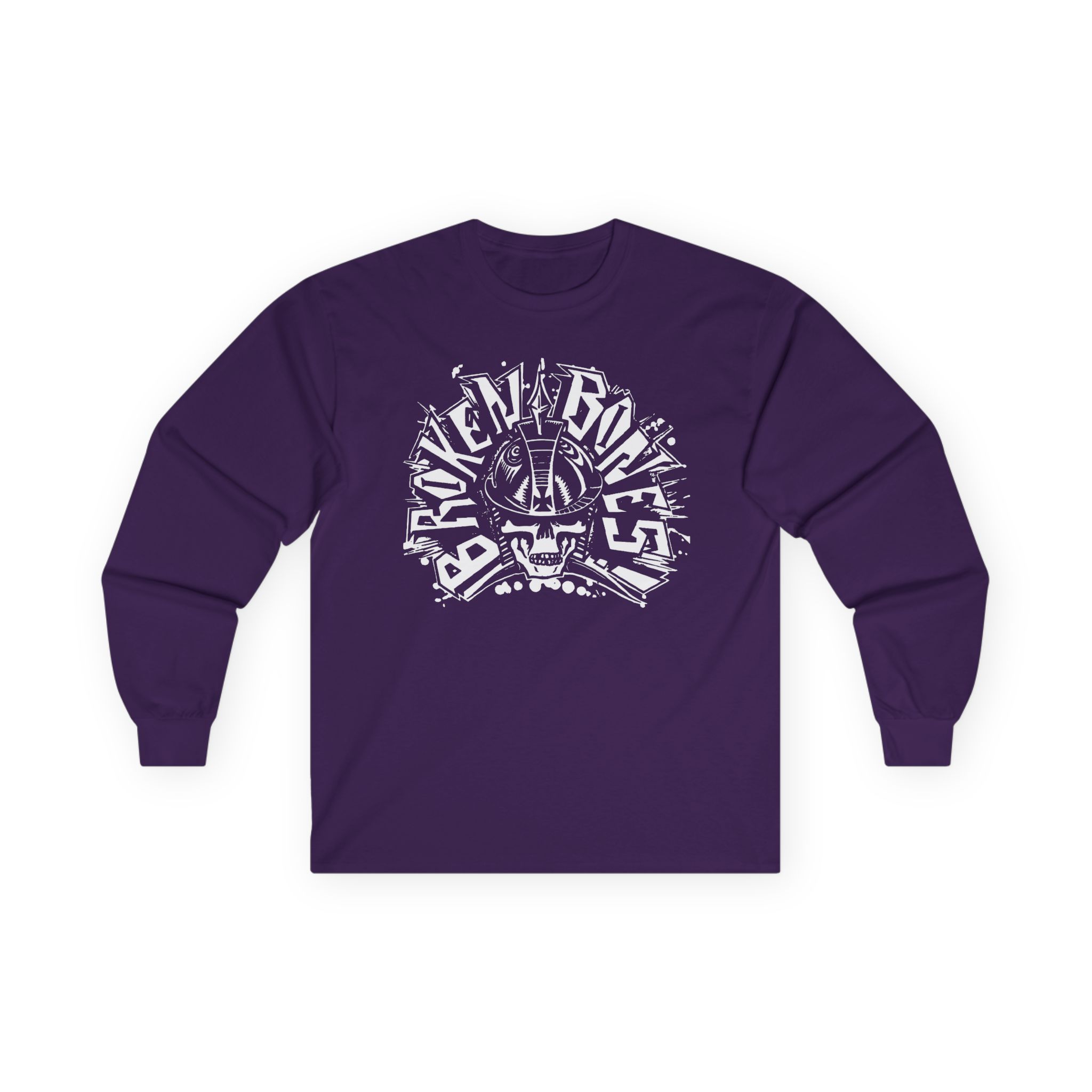 Broken Bones Skull Logo Unisex Ultra Cotton Long Sleeve Tee