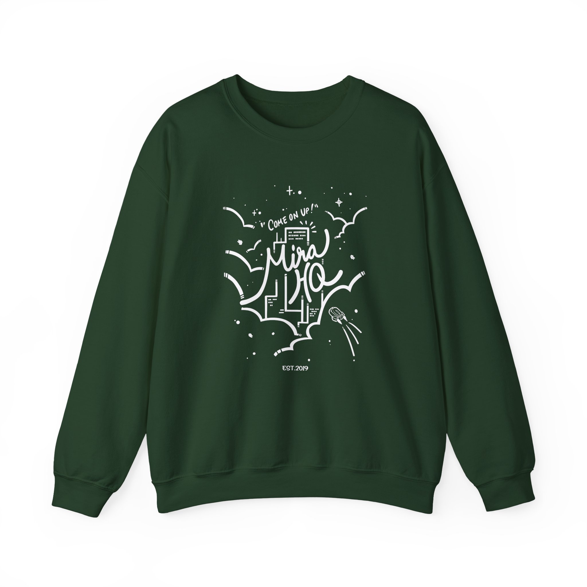 Among Us Come on Up to Mira Hq Unisex Heavy Blendâ„¢ Crewneck Sweatshirt