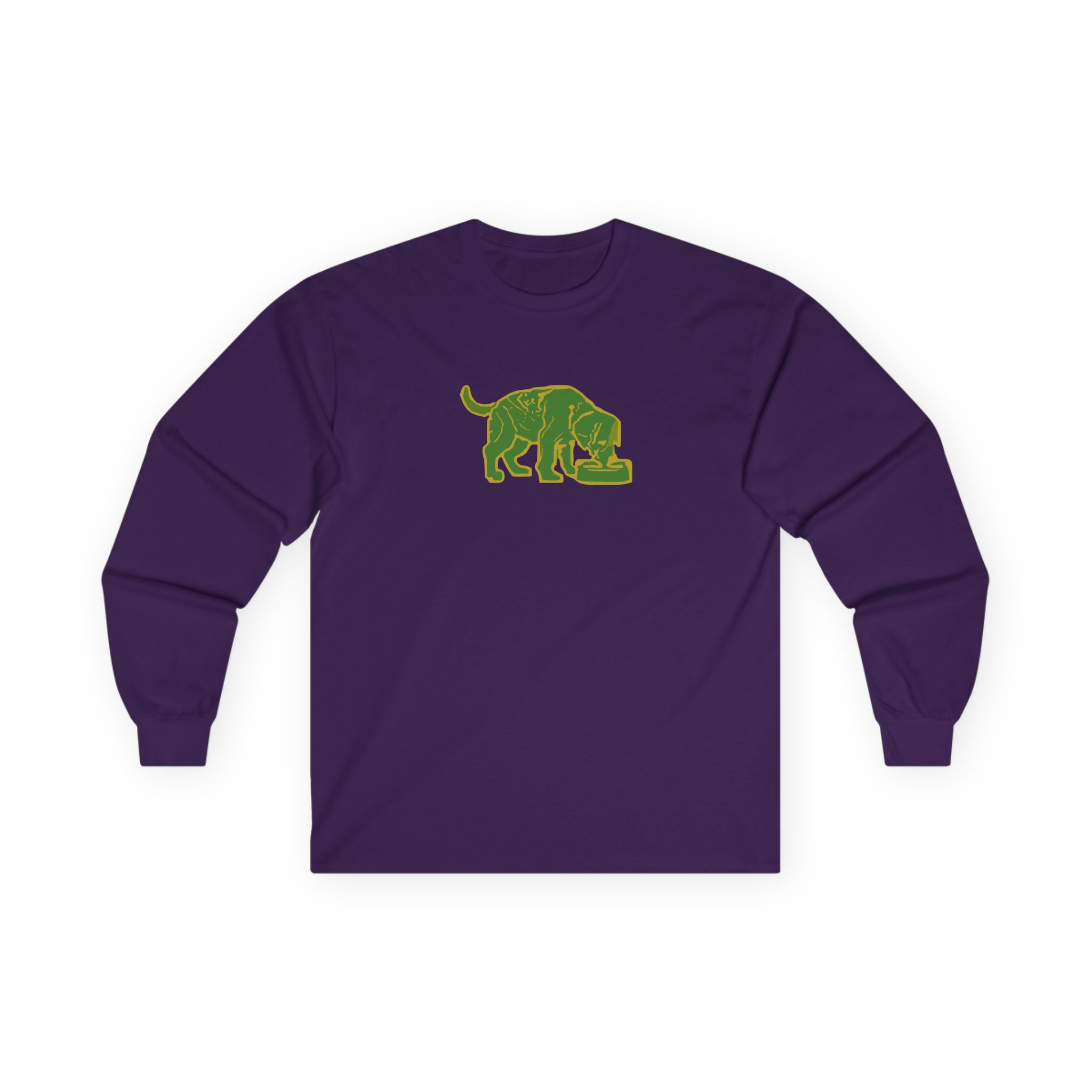 Niko B Green Pixel Dog Unisex Ultra Cotton Long Sleeve Tee