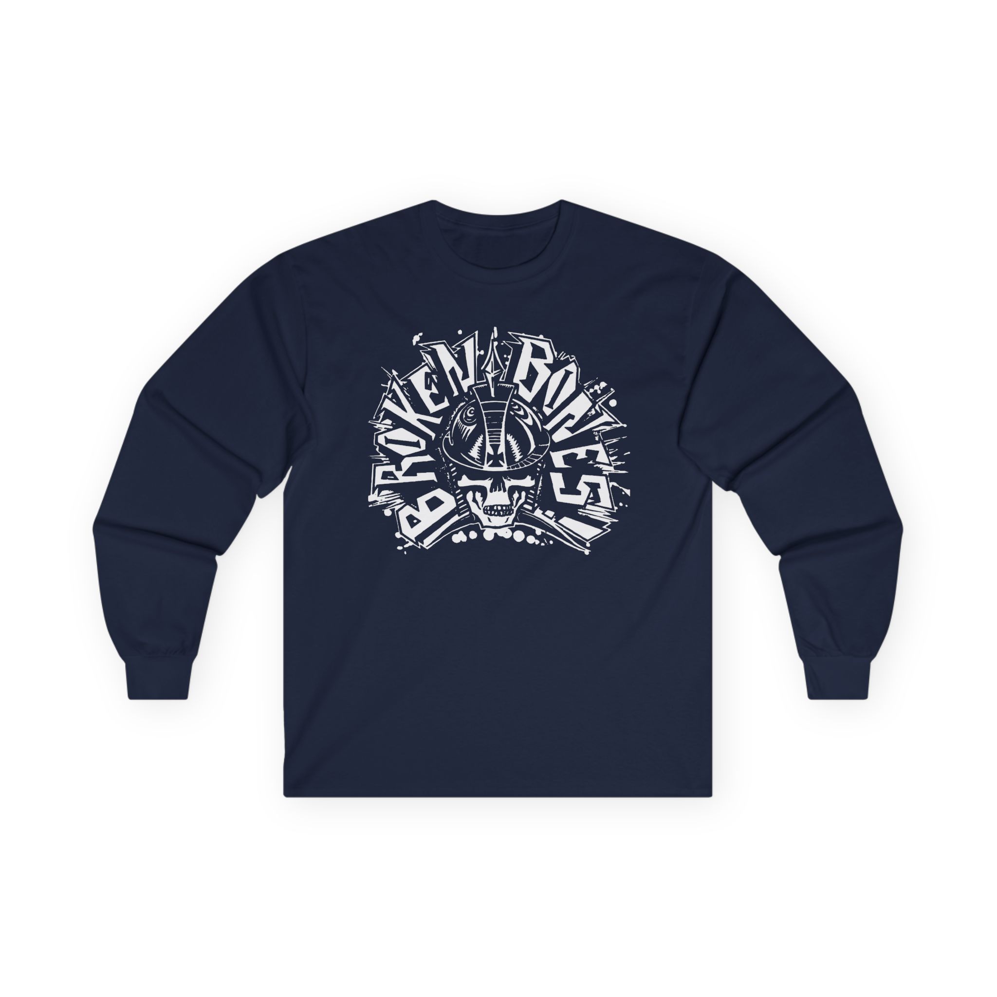 Broken Bones Skull Logo Unisex Ultra Cotton Long Sleeve Tee