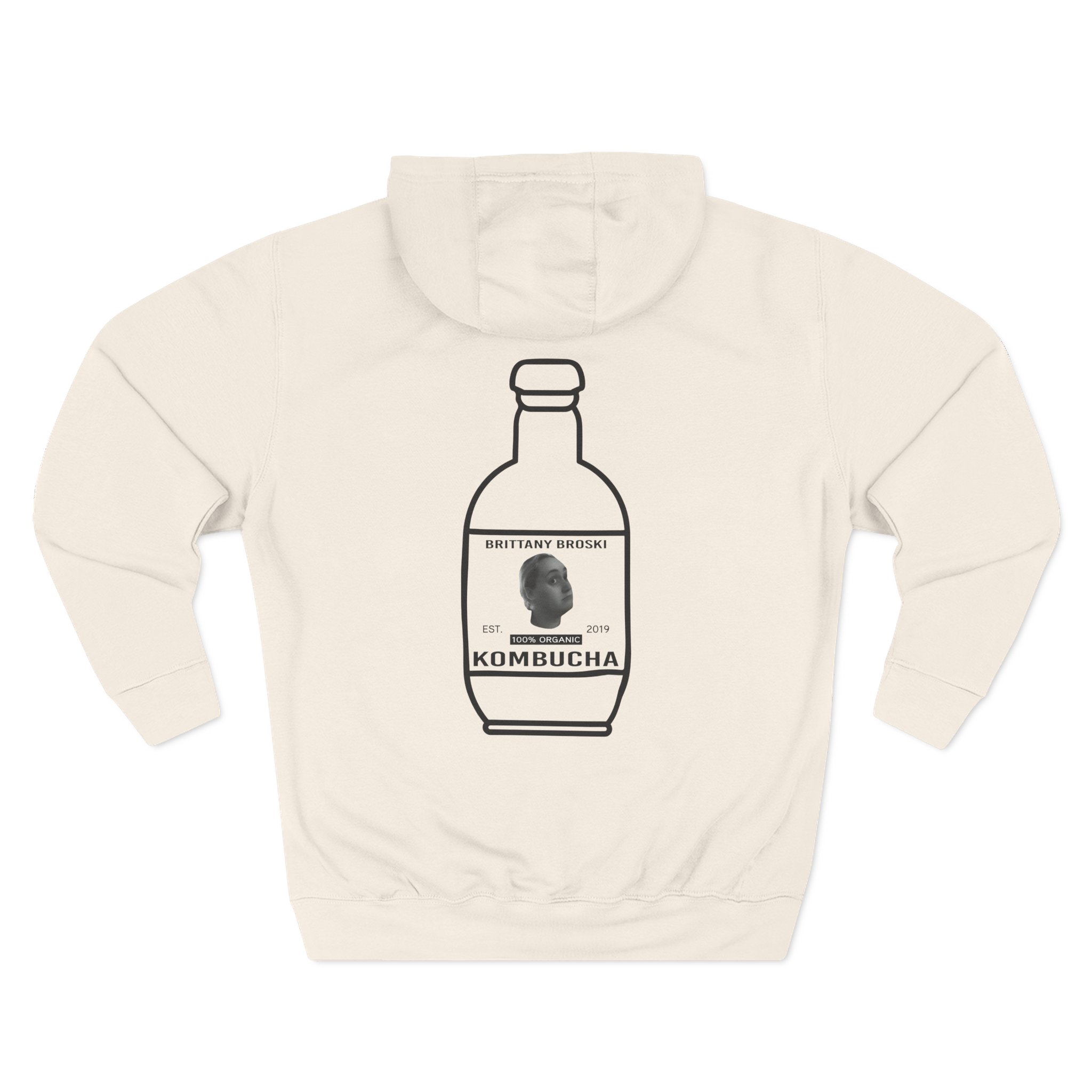 Broski Report Kombucha Three-Panel Fleece Hoodie