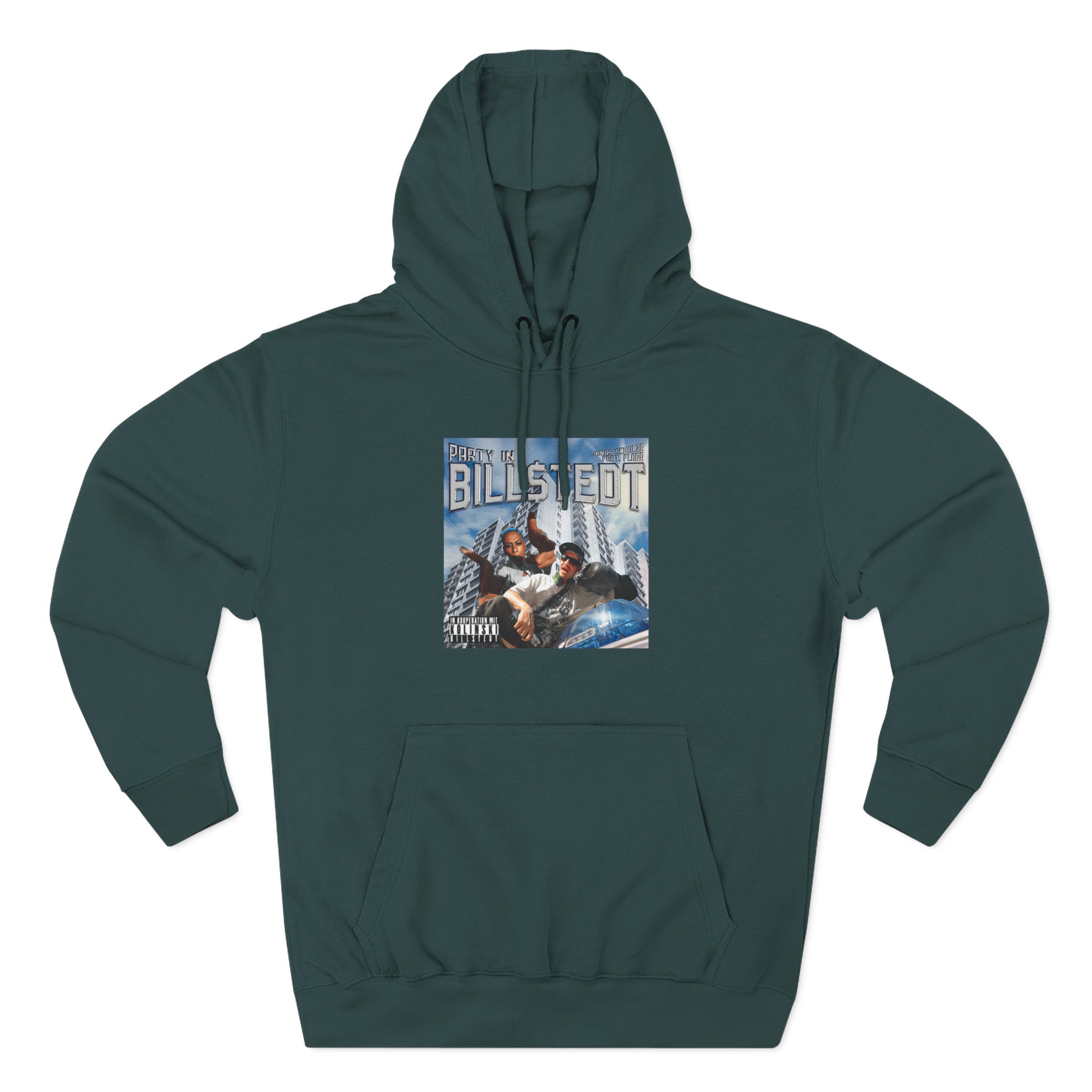 Feinkost Kolinski - Party in Billstedt Three-Panel Fleece Hoodie