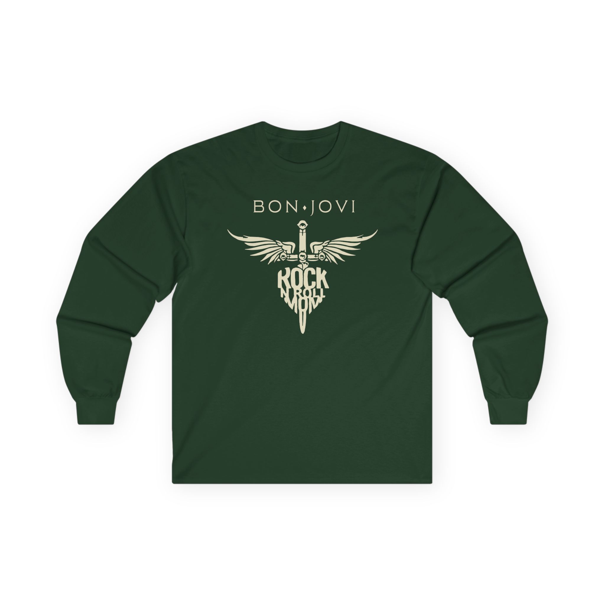 Bon Jovi Rock N' Roll Mom Unisex Ultra Cotton Long Sleeve Tee