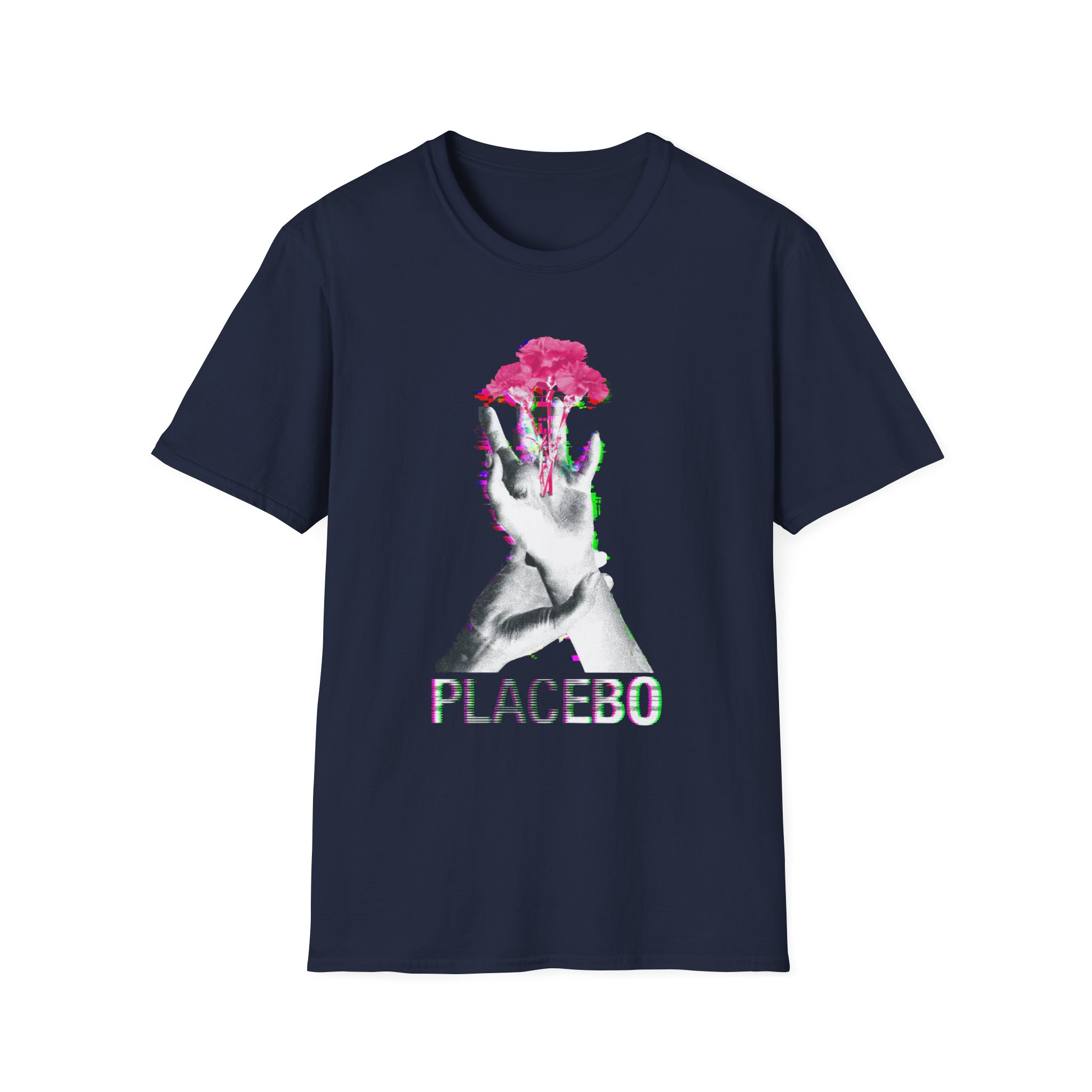 Placebo Flower Hand Unisex Softstyle T-Shirt