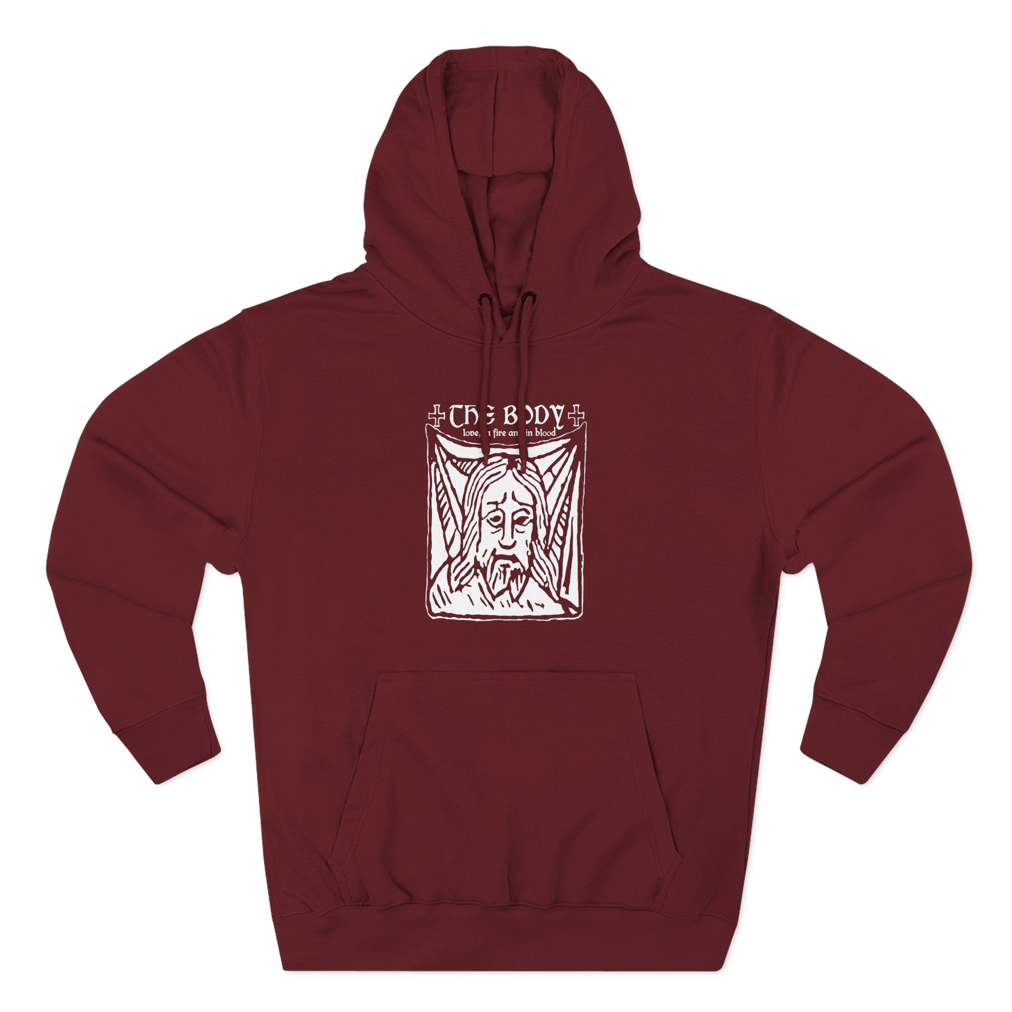 The Body Fire and Blood Three-Panel Fleece Hoodie